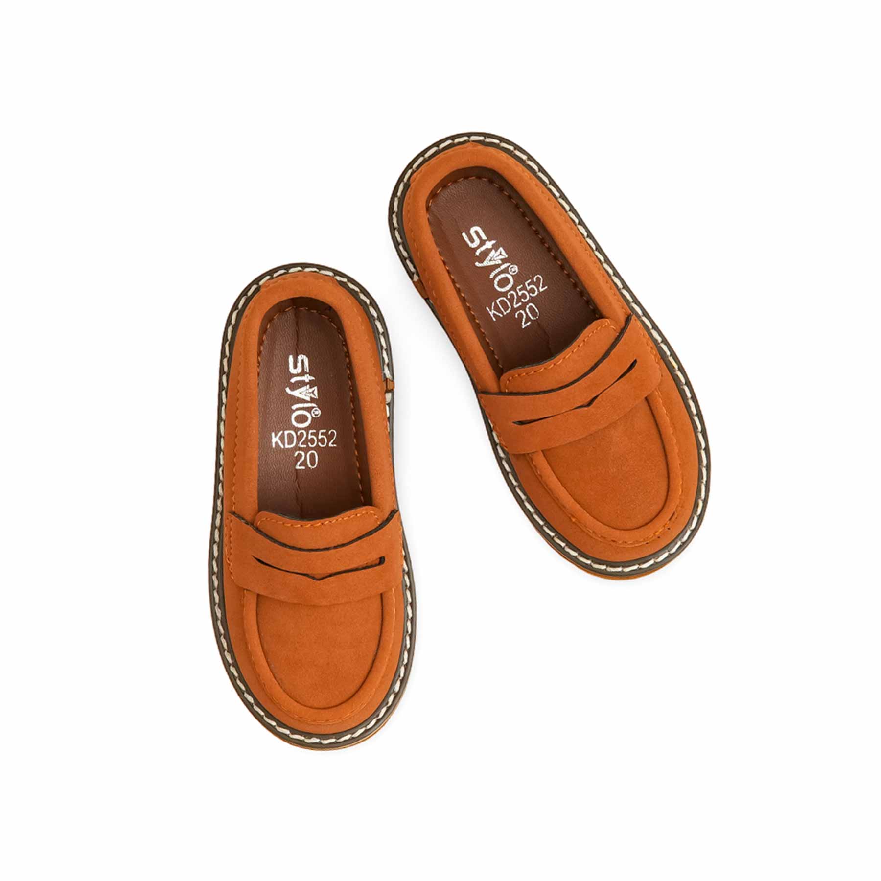 Boys Mustard Formal Moccasin KD2552 - Image 5
