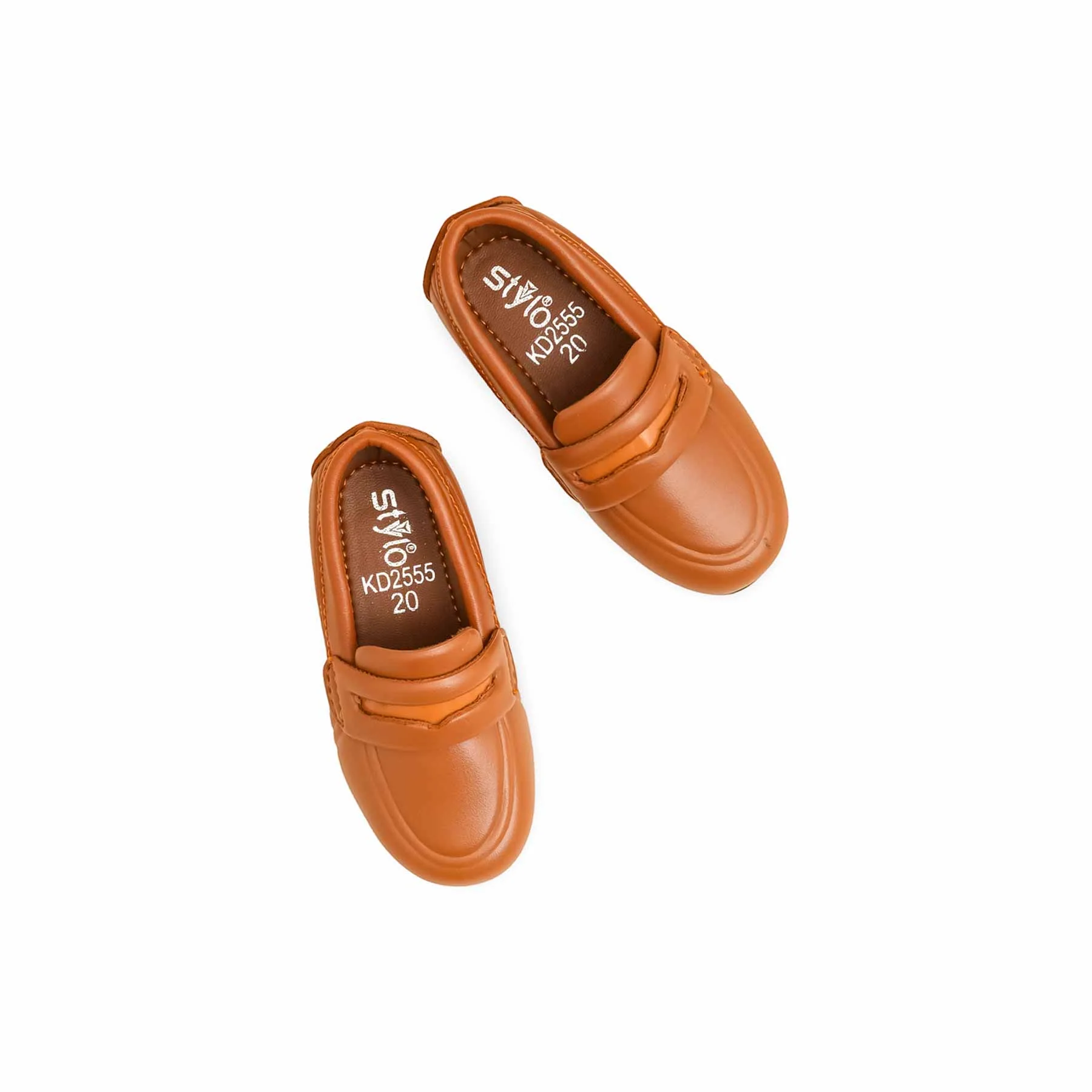 Boys Mustard Formal Moccasin KD2555 - Image 5