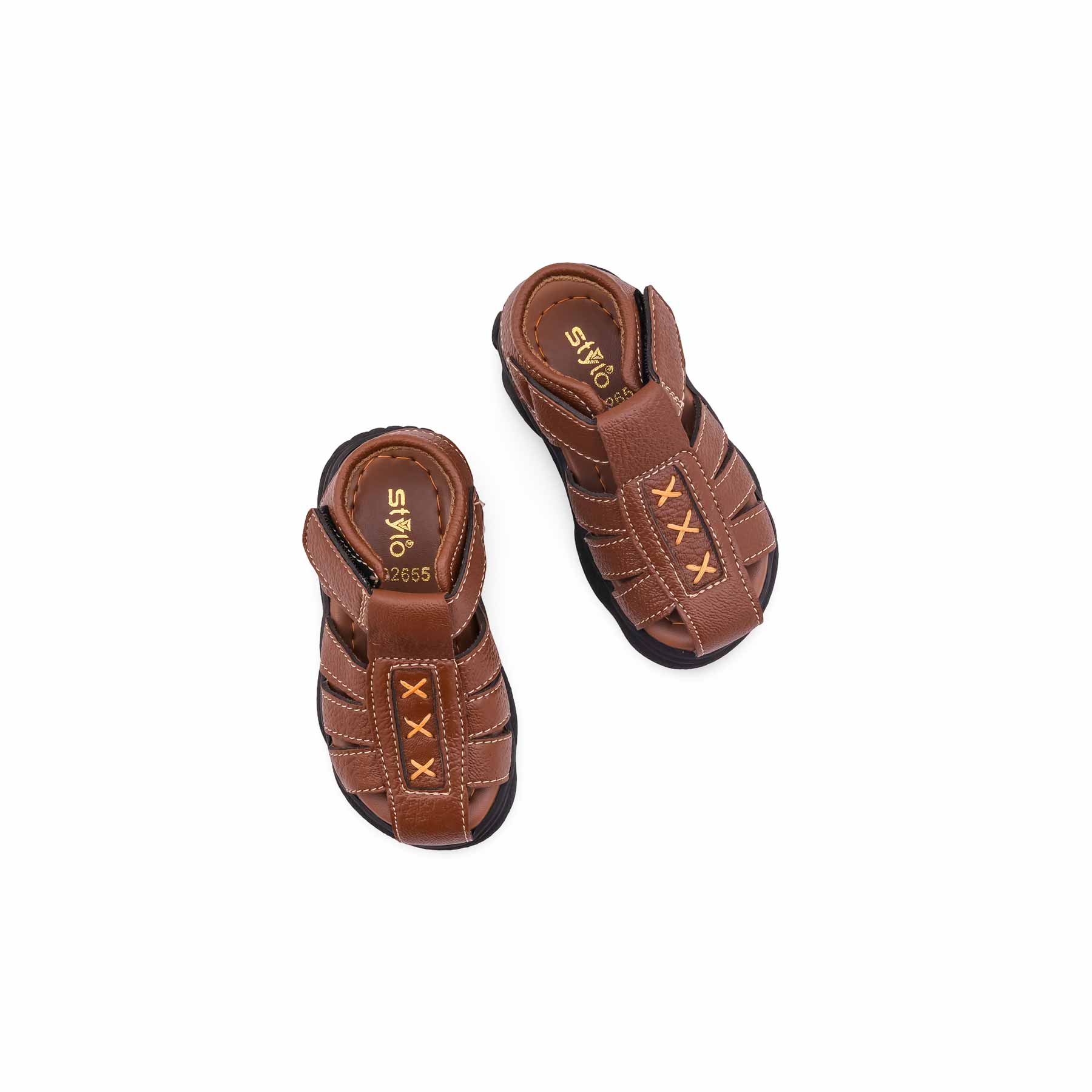 Boys Mustard Formal Sandal KD2655 - Image 5
