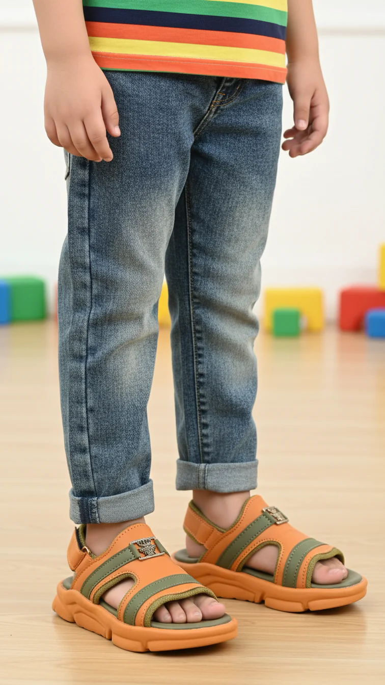 Boys Mustard Formal Sandal KD4781
