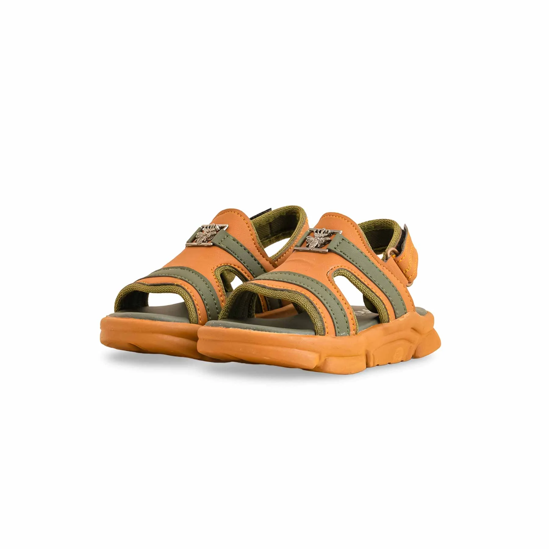 Boys Mustard Formal Sandal KD4781 - Image 3