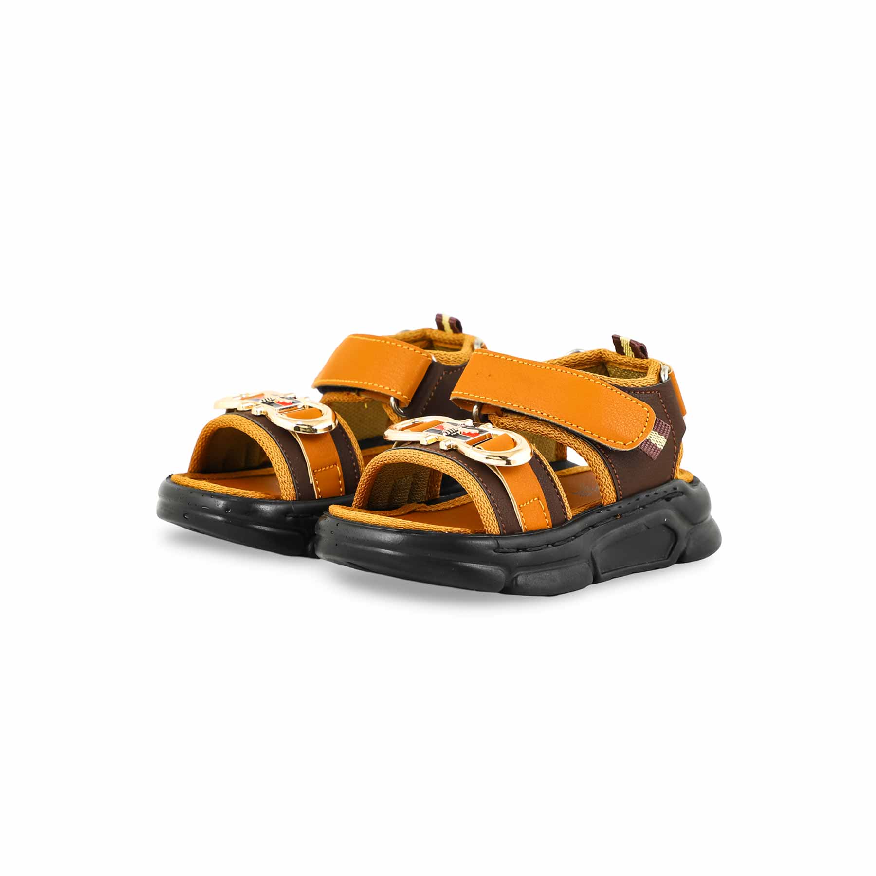 Boys Mustard Formal Sandal KD4784 - Image 3