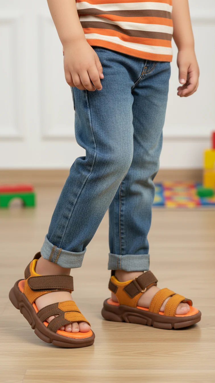 Boys Mustard Formal Sandal KD4861