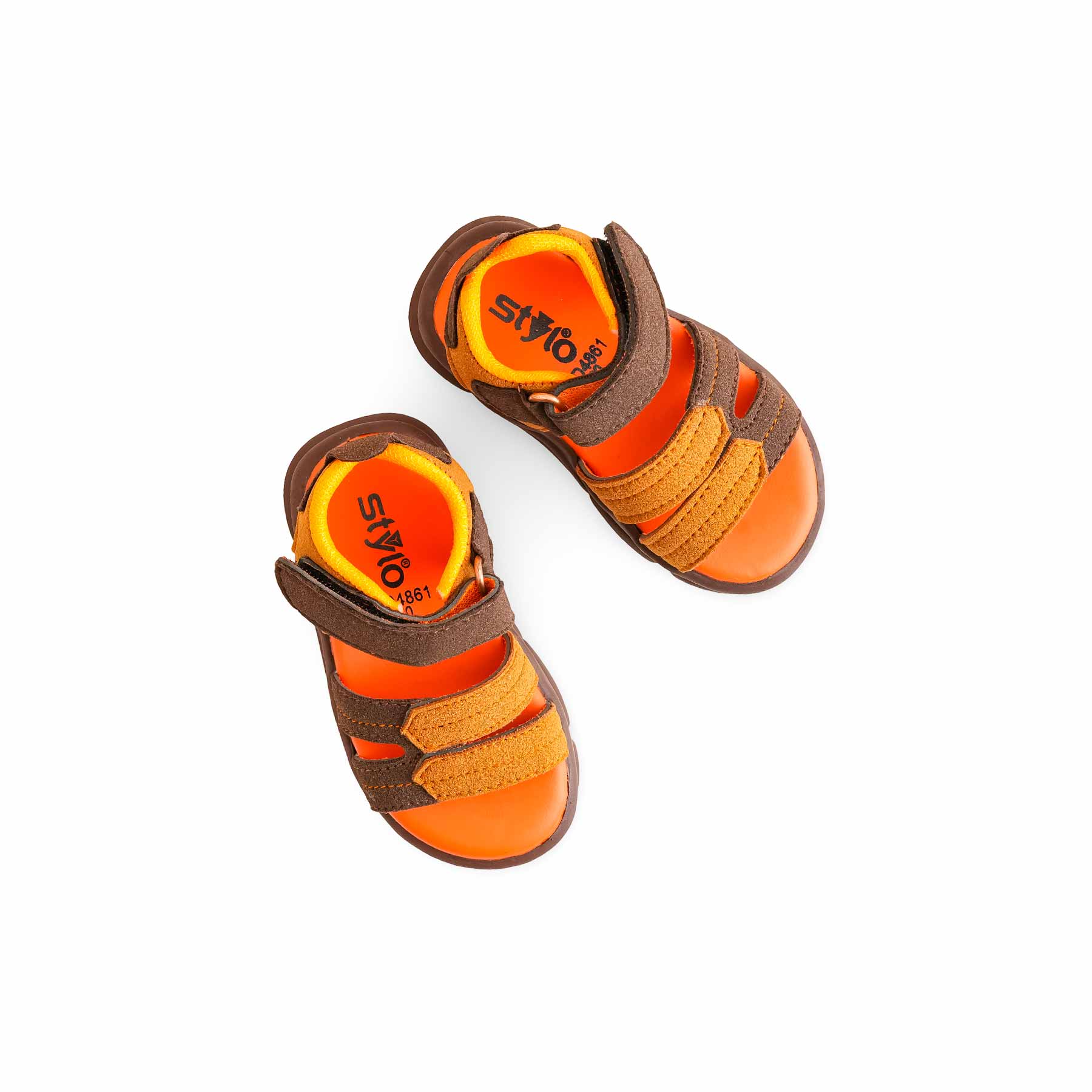 Boys Mustard Formal Sandal KD4861 - Image 5