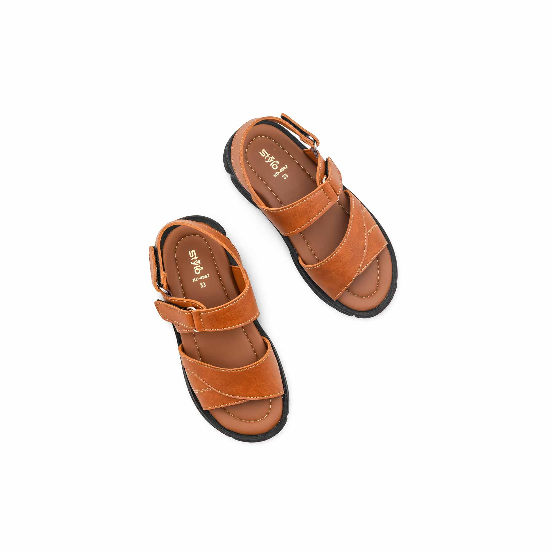 Boys Mustard Formal Sandal KD4997 - Image 5