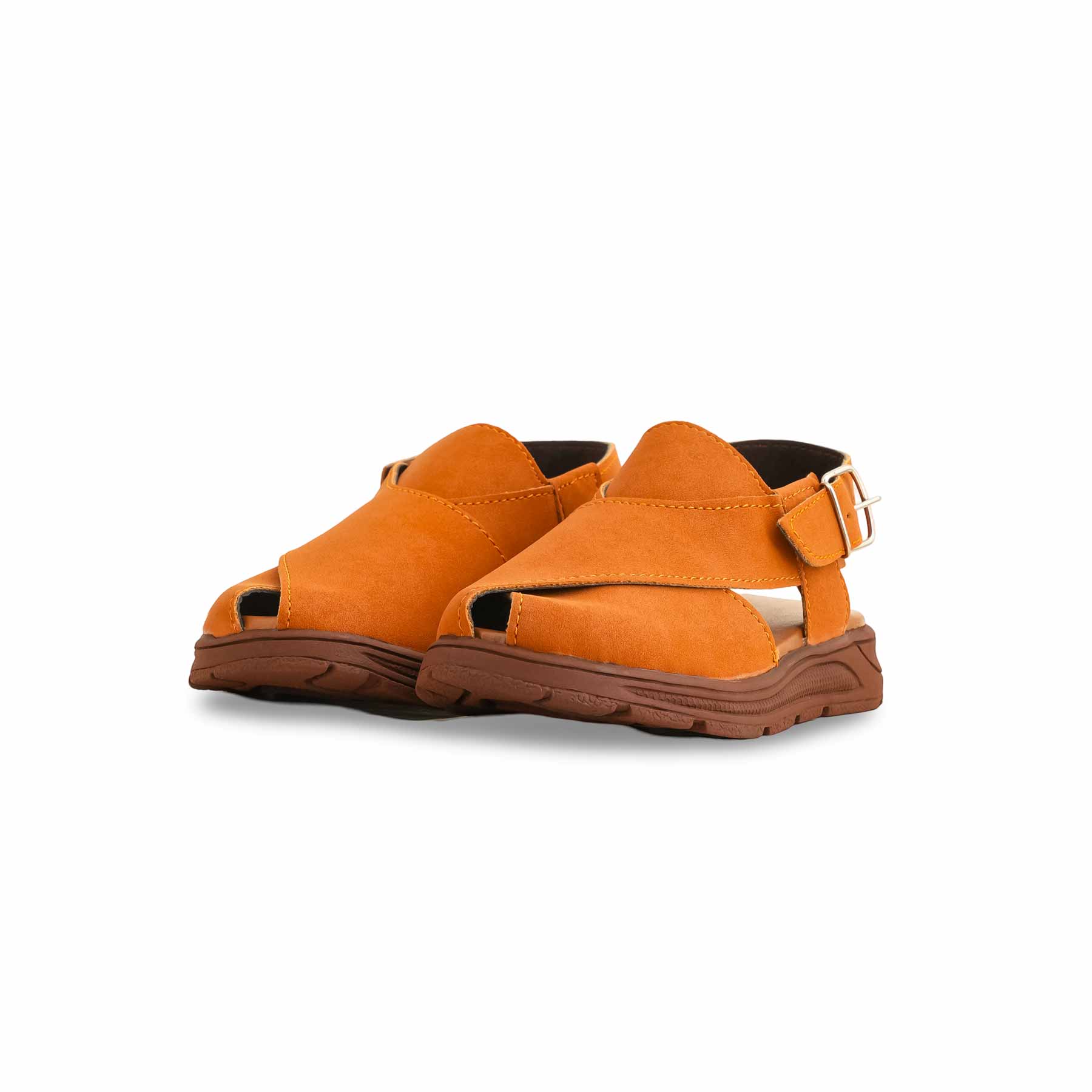 Boys Mustard Peshawari Chappal KD4840 - Image 3