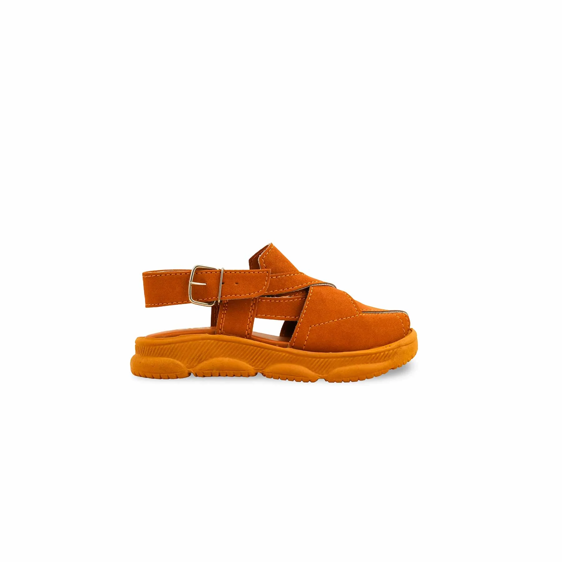 Boys Mustard Peshawari Chappal KD4928 - Image 2