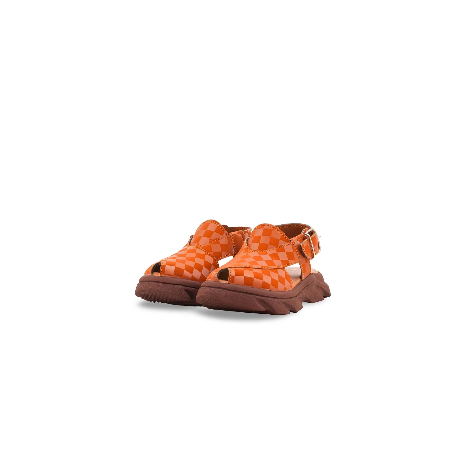 Boys Mustard Peshawari Chappal KD4959 - Image 3