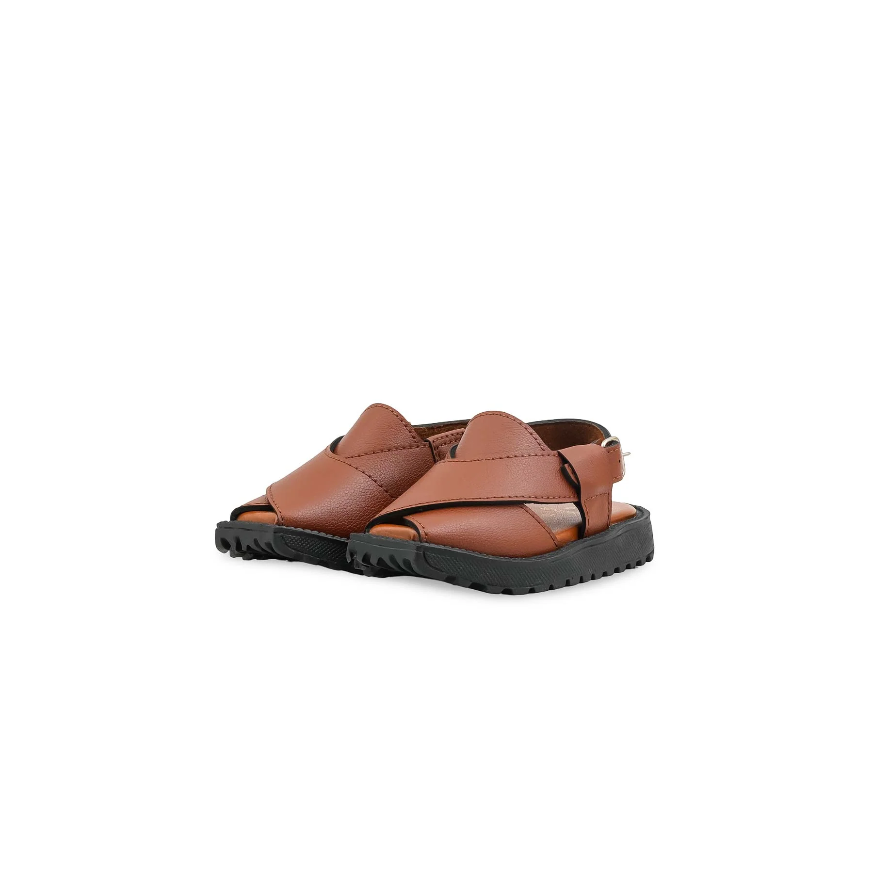 Boys Mustard Peshawari Chappal KD4985 - Image 3