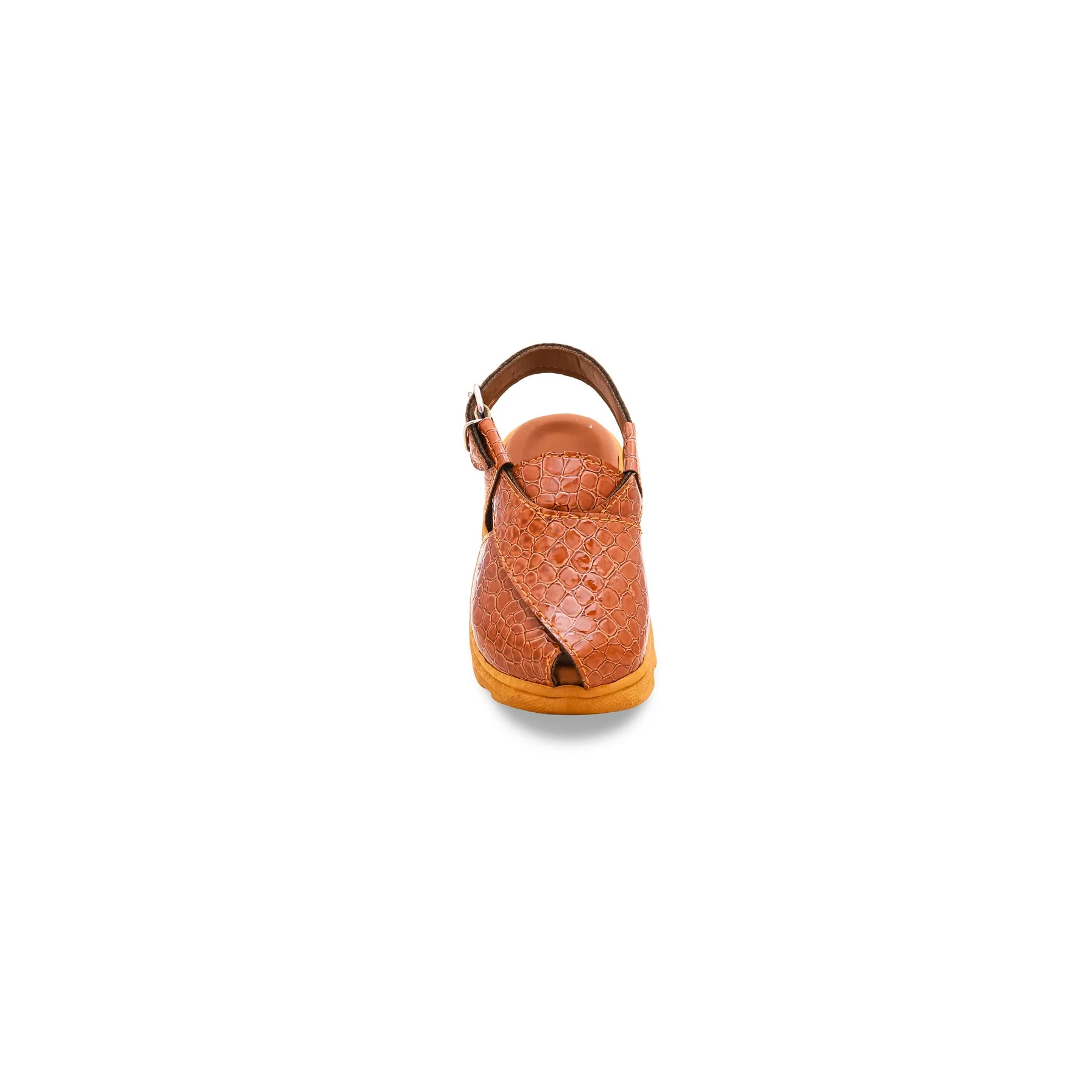 Boys Mustard Peshawari Chappal KD9458 - Image 3