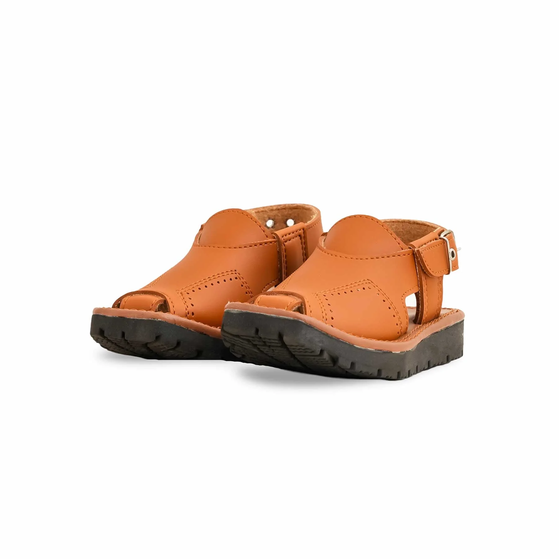 Boys Mustard Peshawari Chappal KD9946 - Image 3