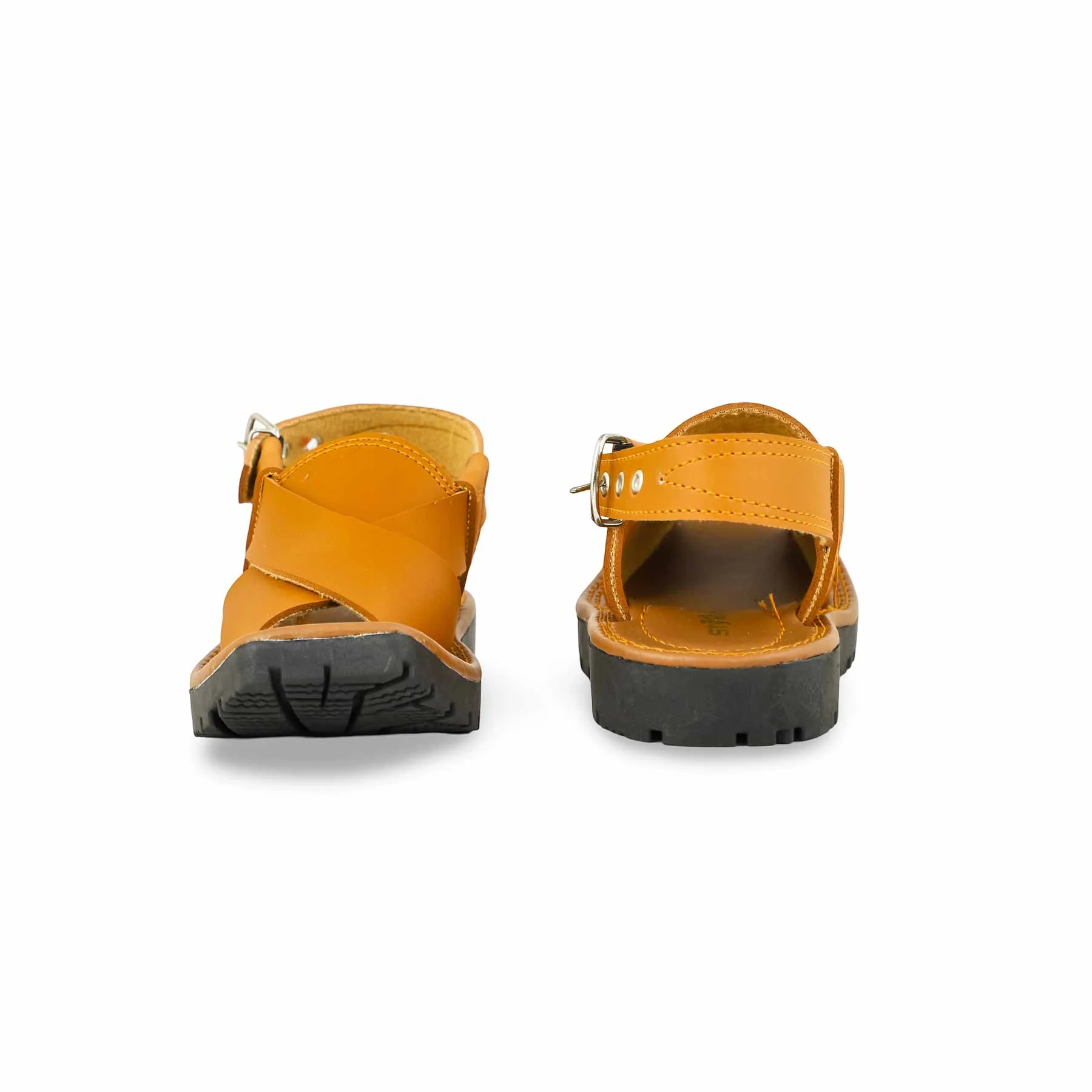 Boys Mustard Peshawari Chappal KD9958 - Image 4