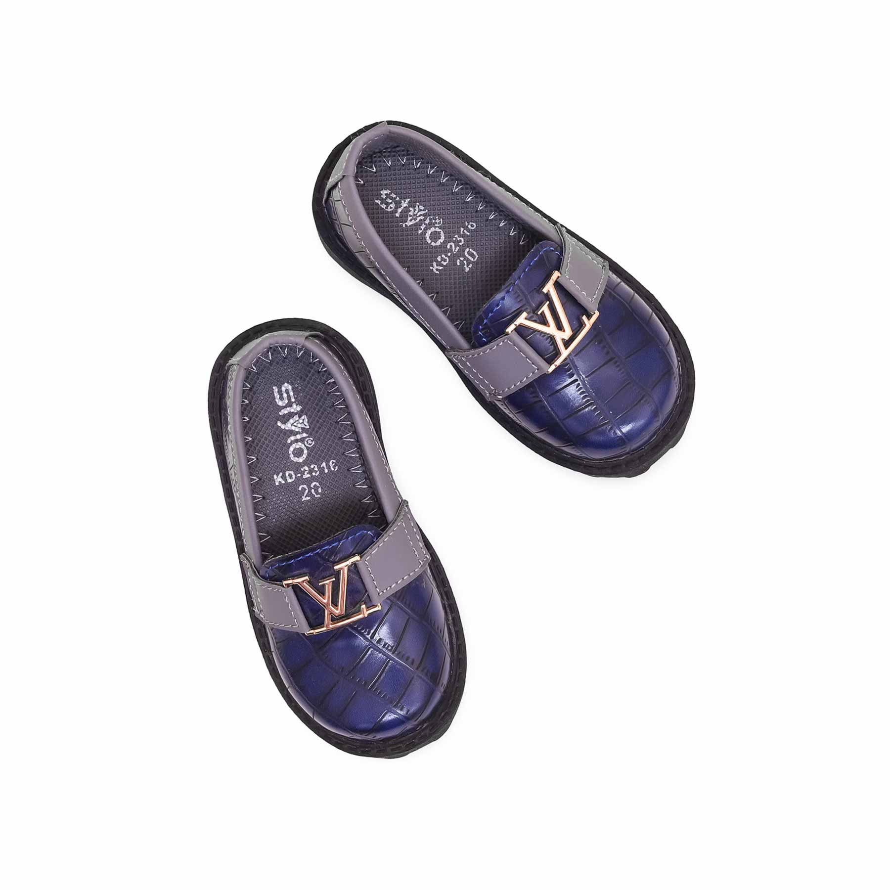 Boys Navy Casual Canvas KD2316 - Image 5