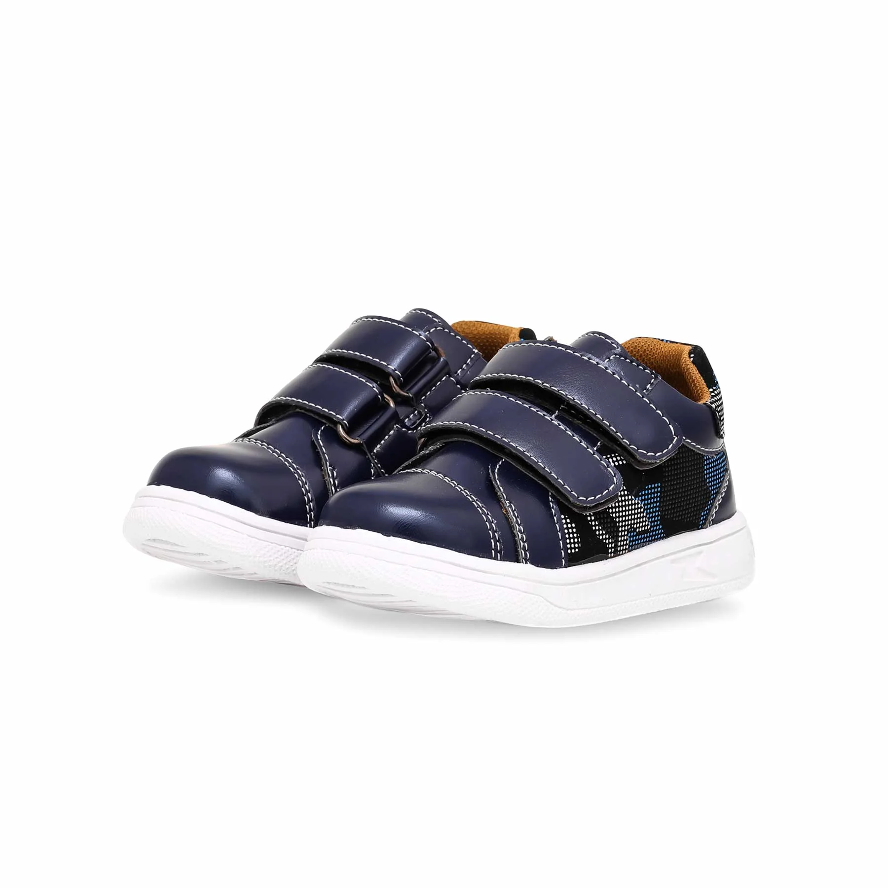 Boys Navy Casual Moccasin KD1690 - Image 2