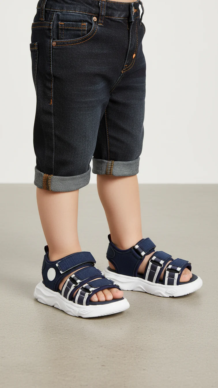 Boys Navy Casual Sandal KD4754