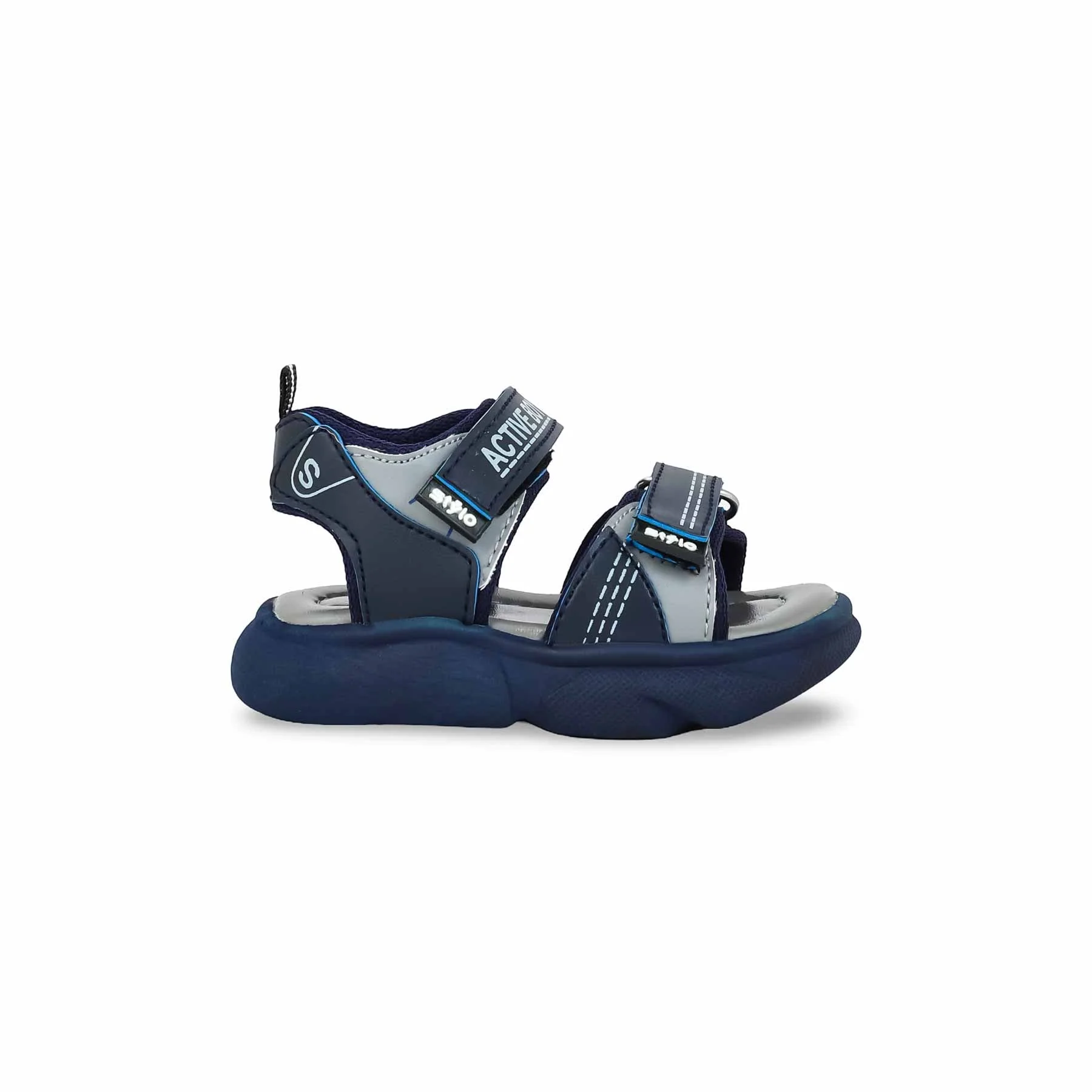 Boys Navy Casual Sandal KD9996 - Image 2