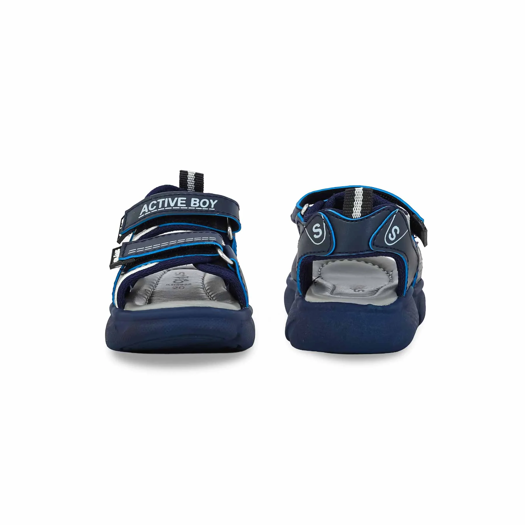 Boys Navy Casual Sandal KD9996 - Image 4