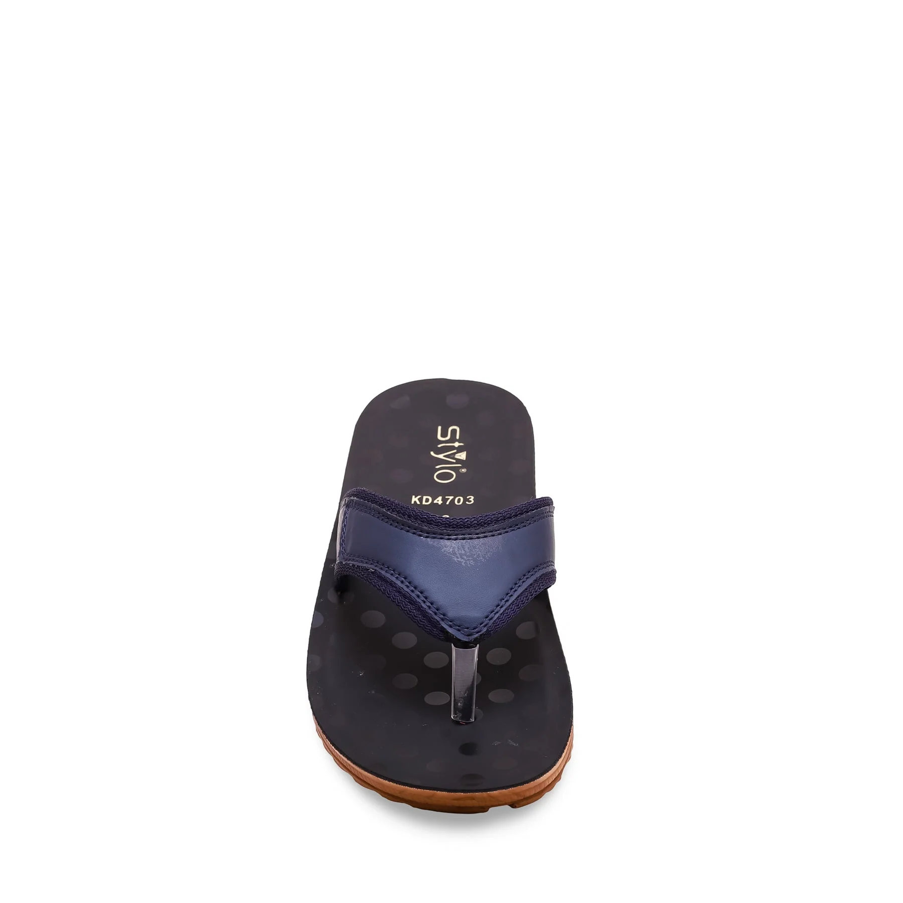 Boys Navy Casual Slipper KD4703 - Image 3
