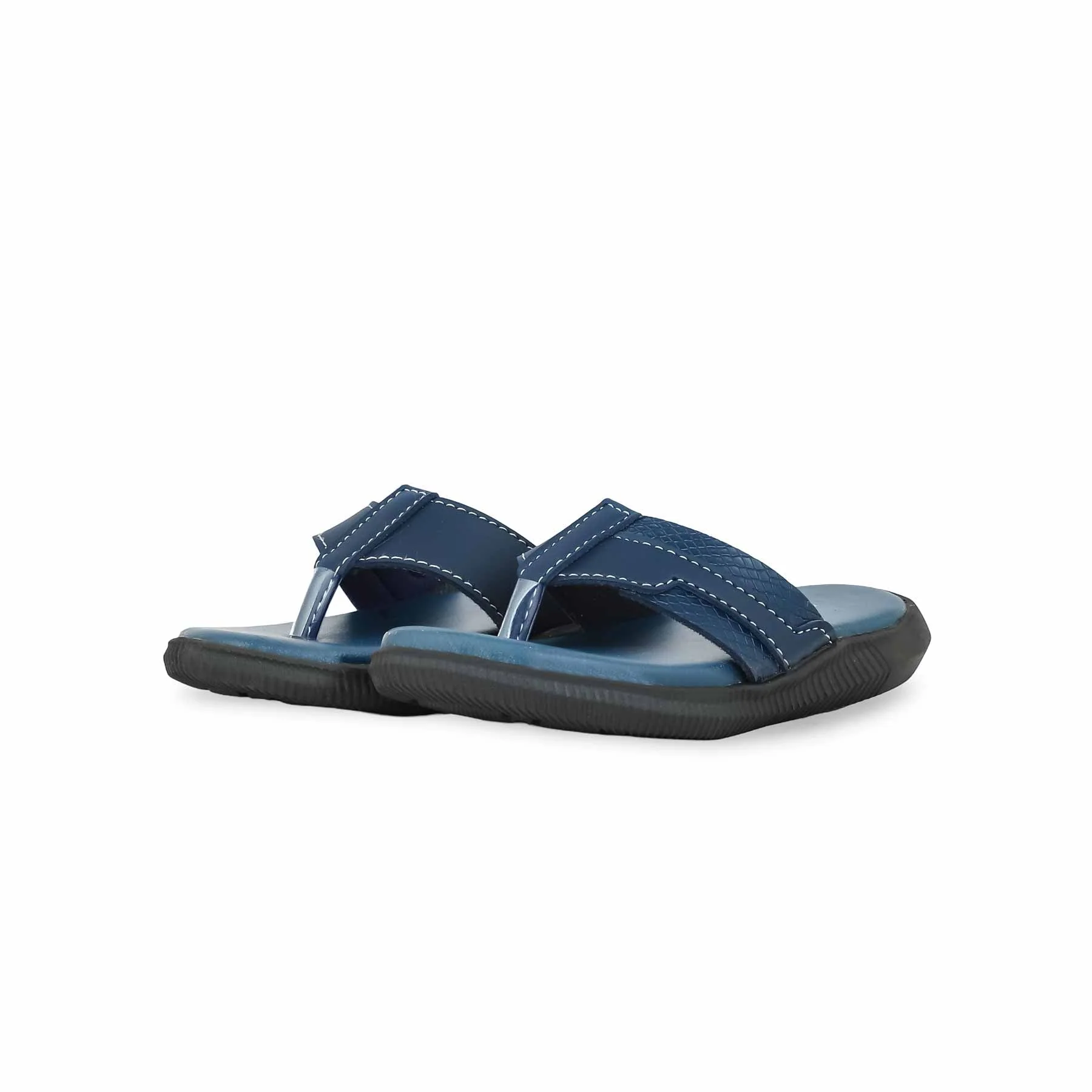 Boys Navy Casual Slipper KD4714 - Image 2