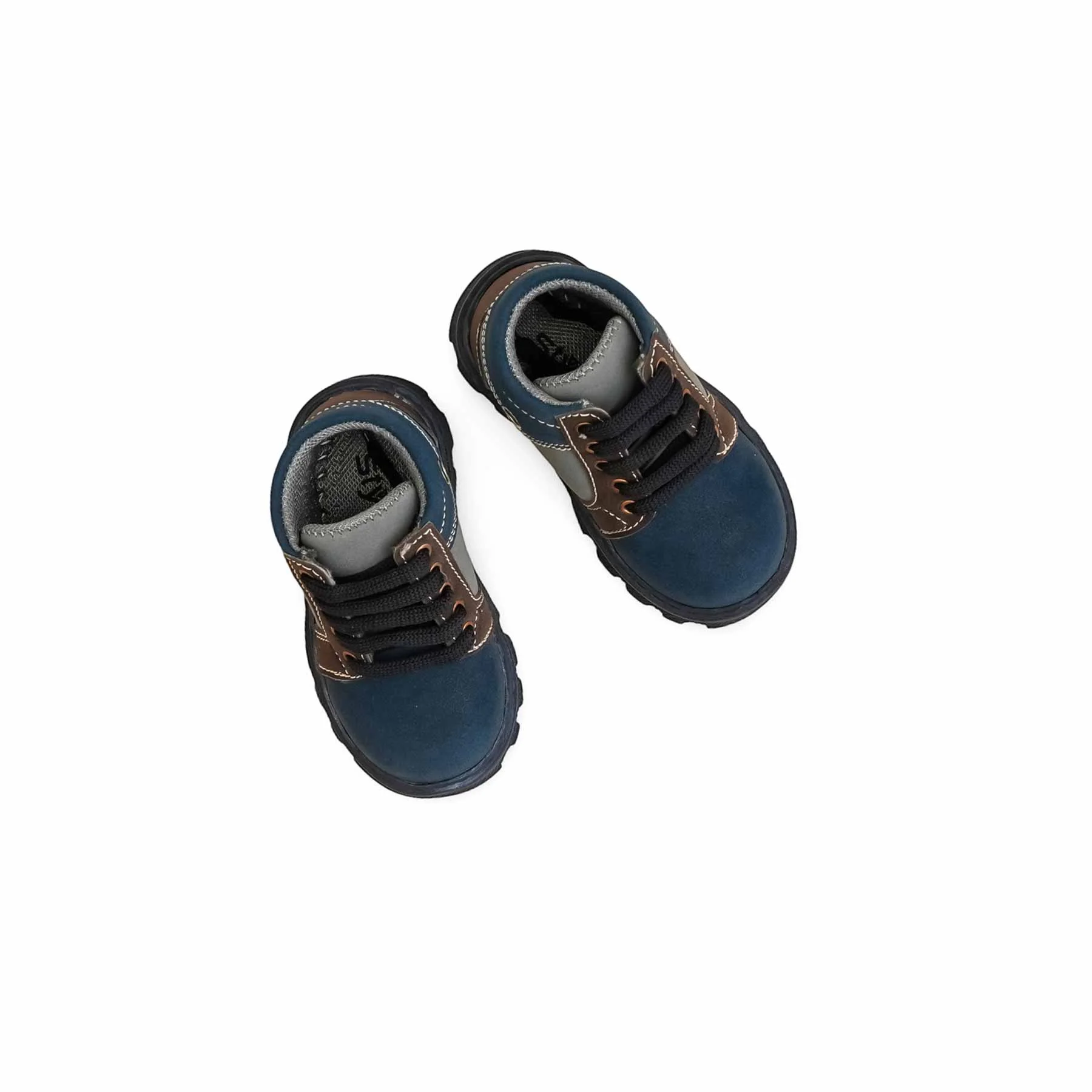 Boys Navy Formal Long Shoes KD8085 - Image 5