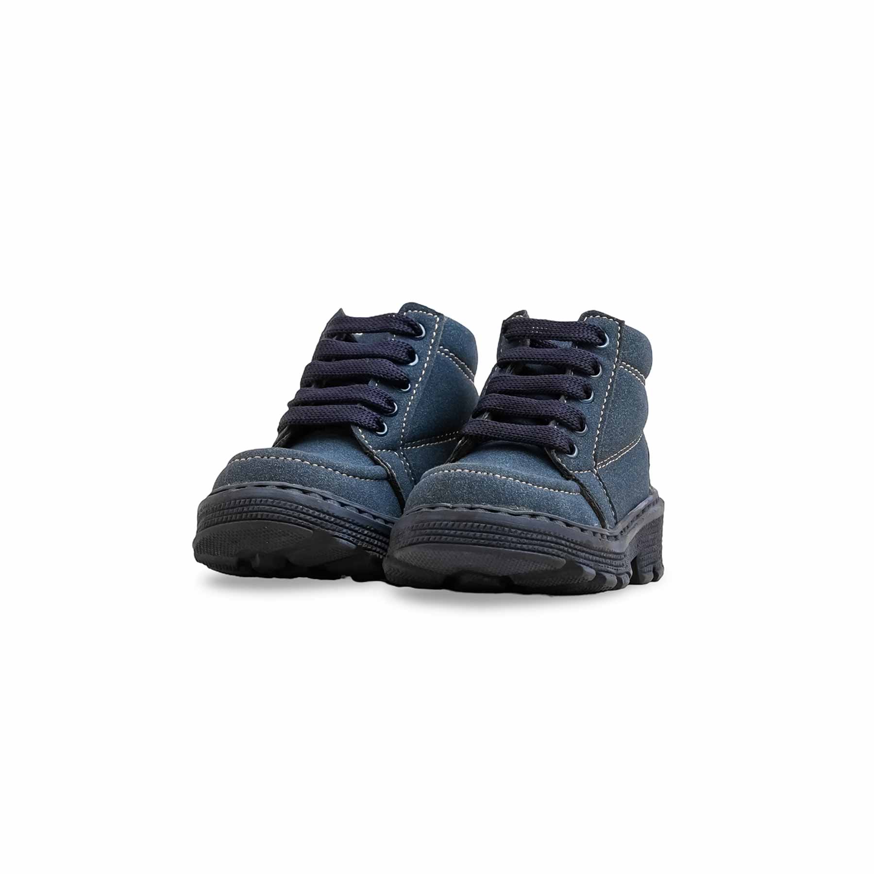 Boys Navy Formal Long Shoes KD8086 - Image 3