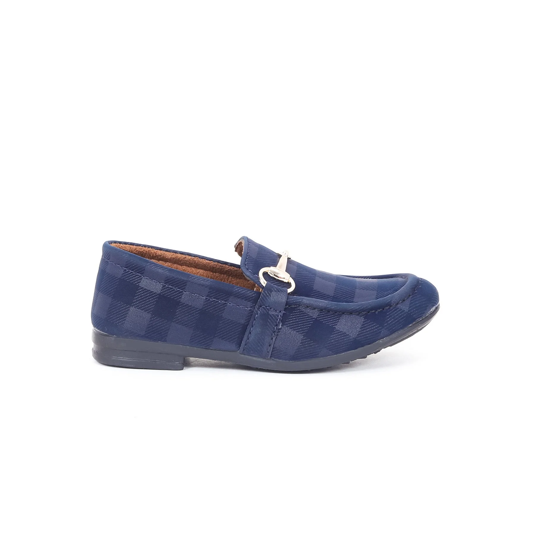 Boys Navy Formal Moccasin KD0284 - Image 2