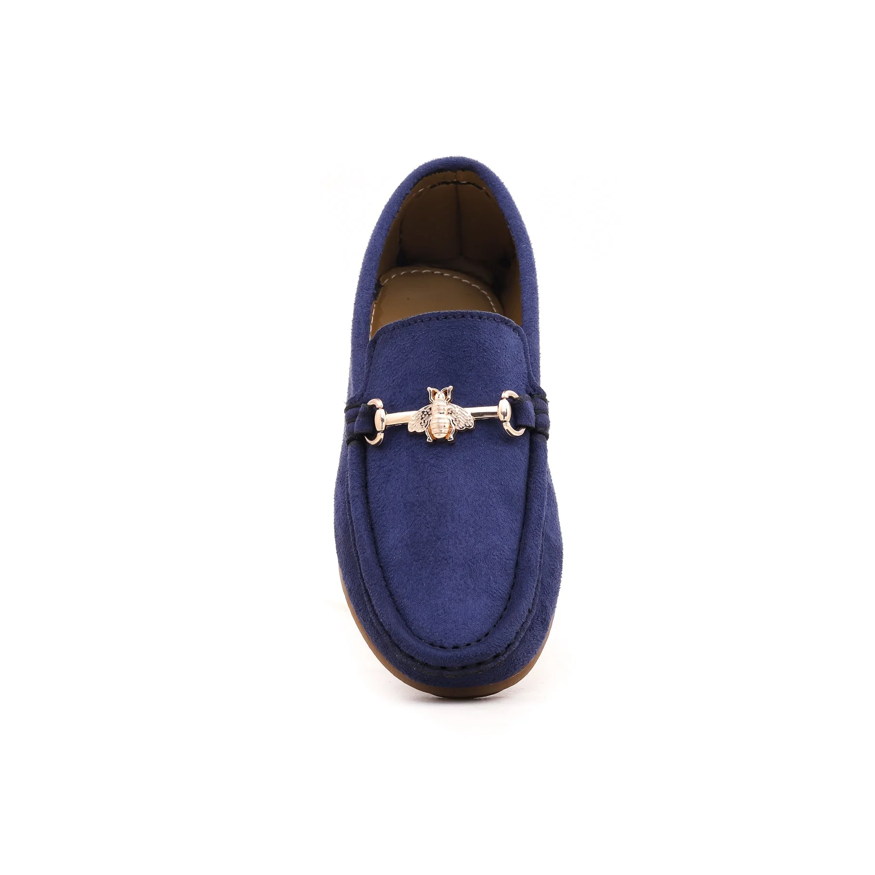 Boys Navy Formal Moccasin KD0378 - Image 3