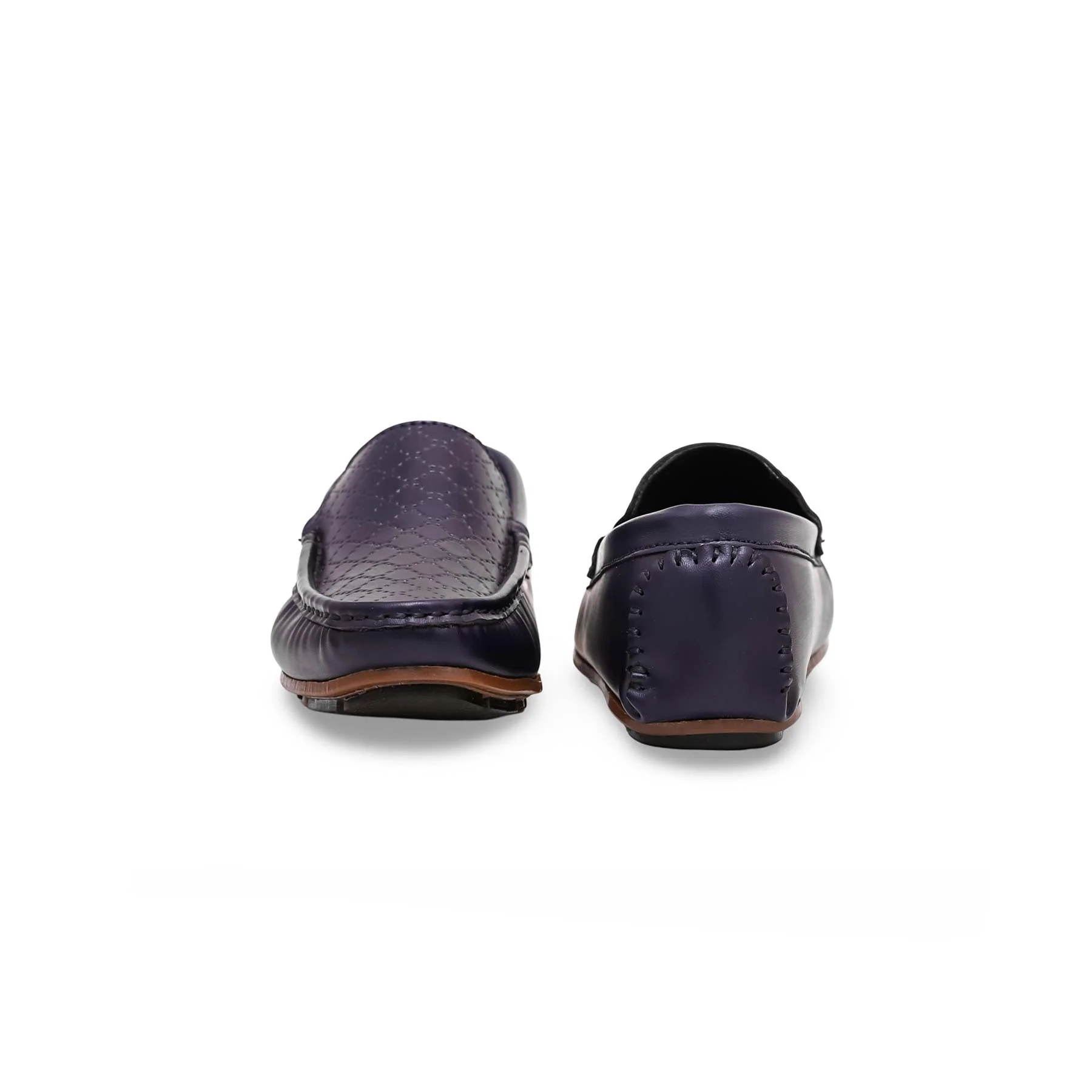 Boys Navy Formal Moccasin KD0842 - Image 3