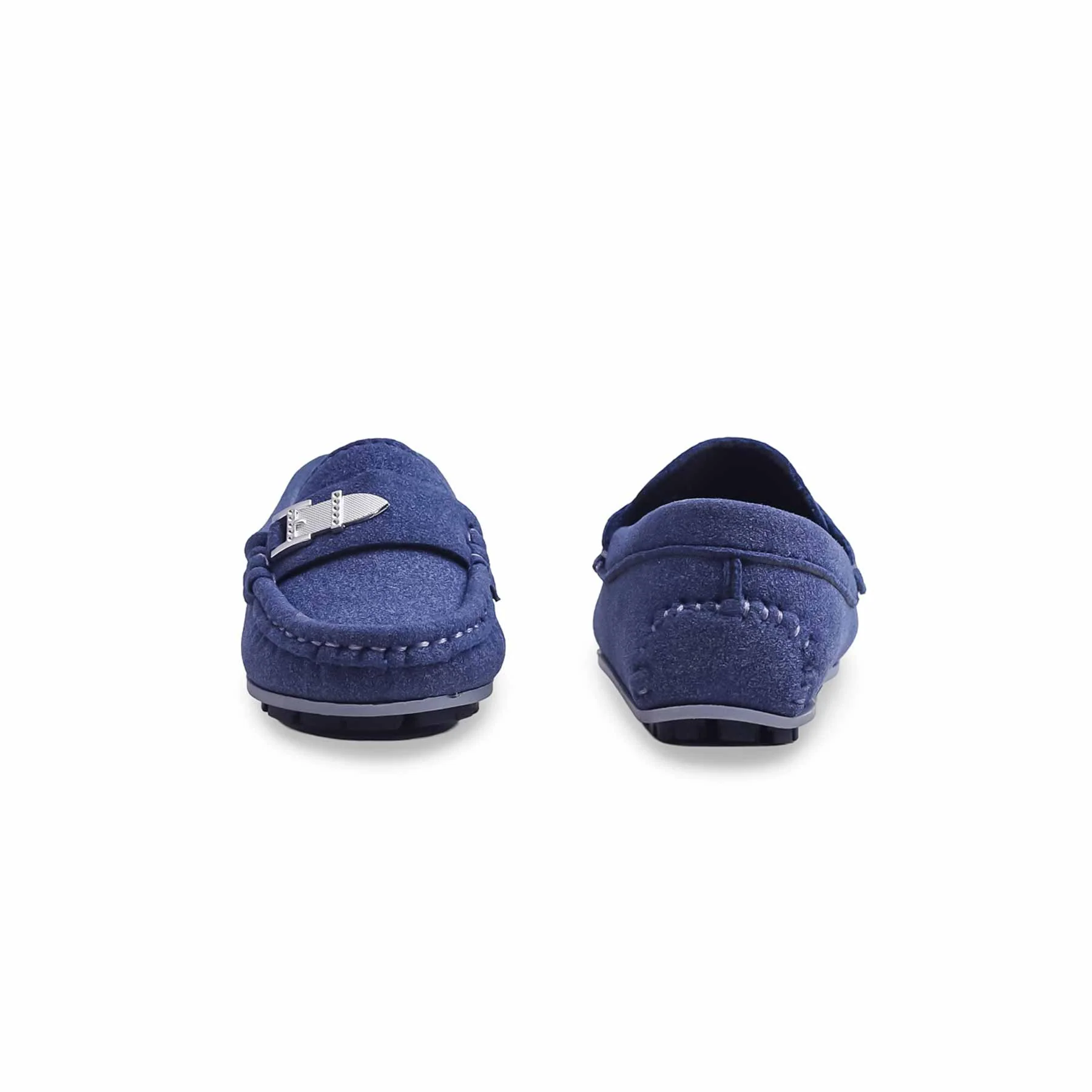 Boys Navy Formal Moccasin KD2321 - Image 4