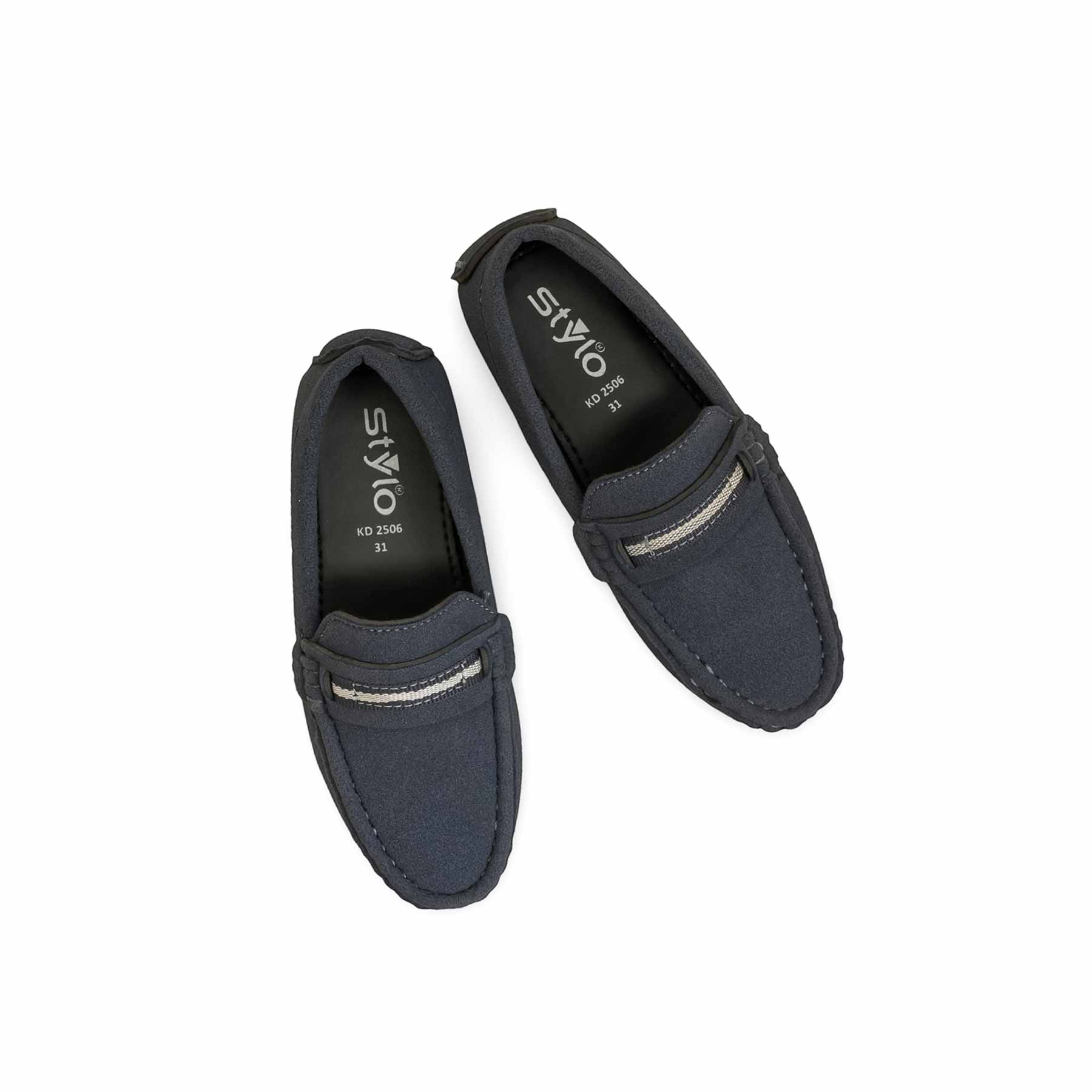 Boys Navy Formal Moccasin KD2506 - Image 5