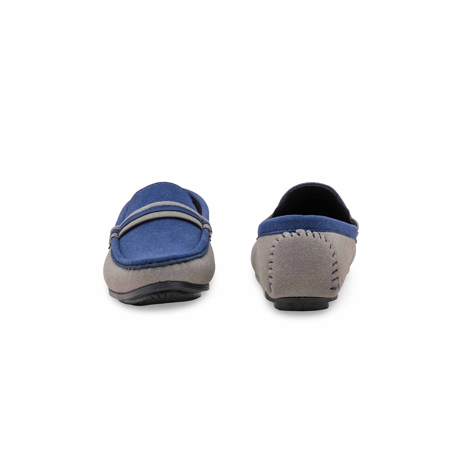 Boys Navy Formal Moccasin KD2516 - Image 4