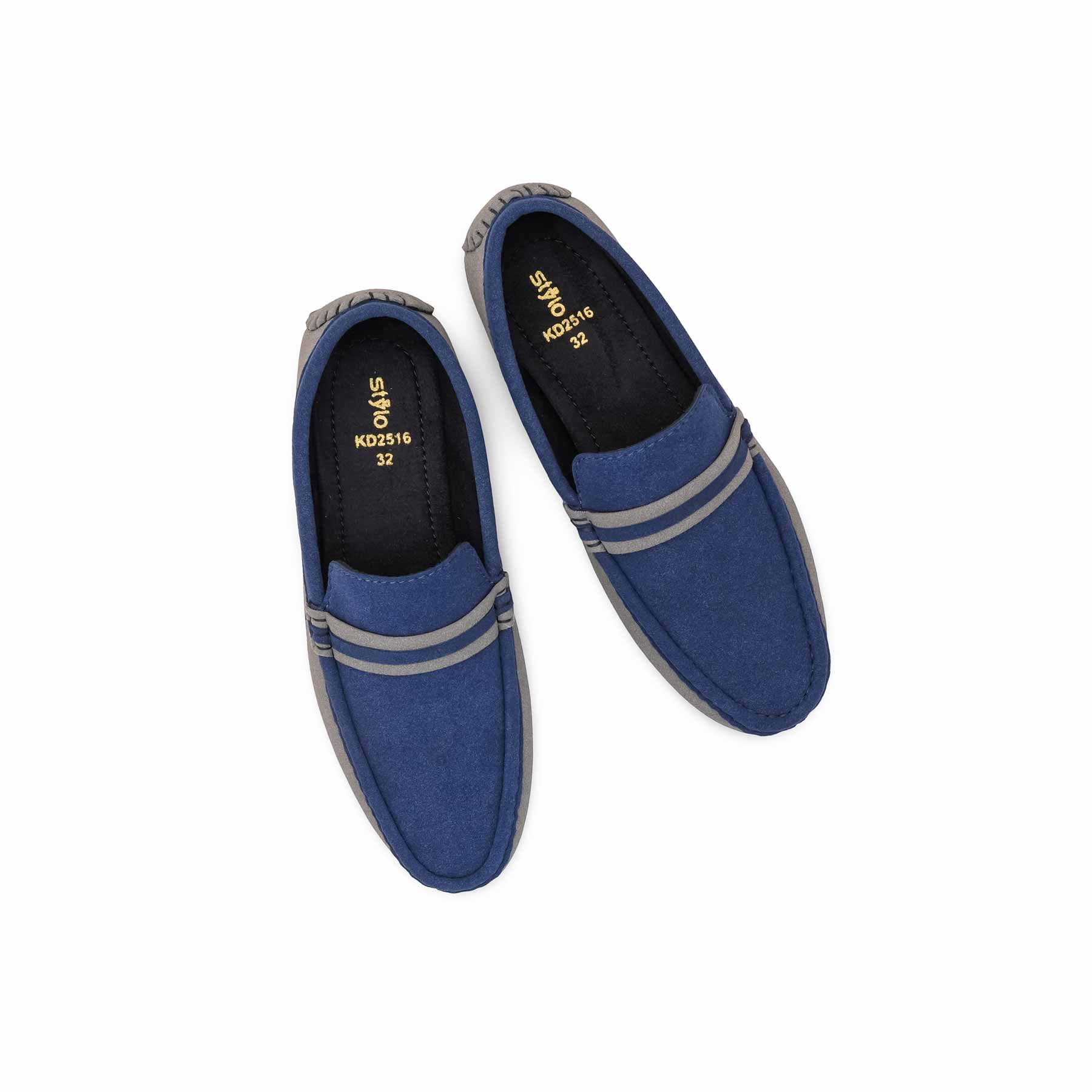 Boys Navy Formal Moccasin KD2516 - Image 5
