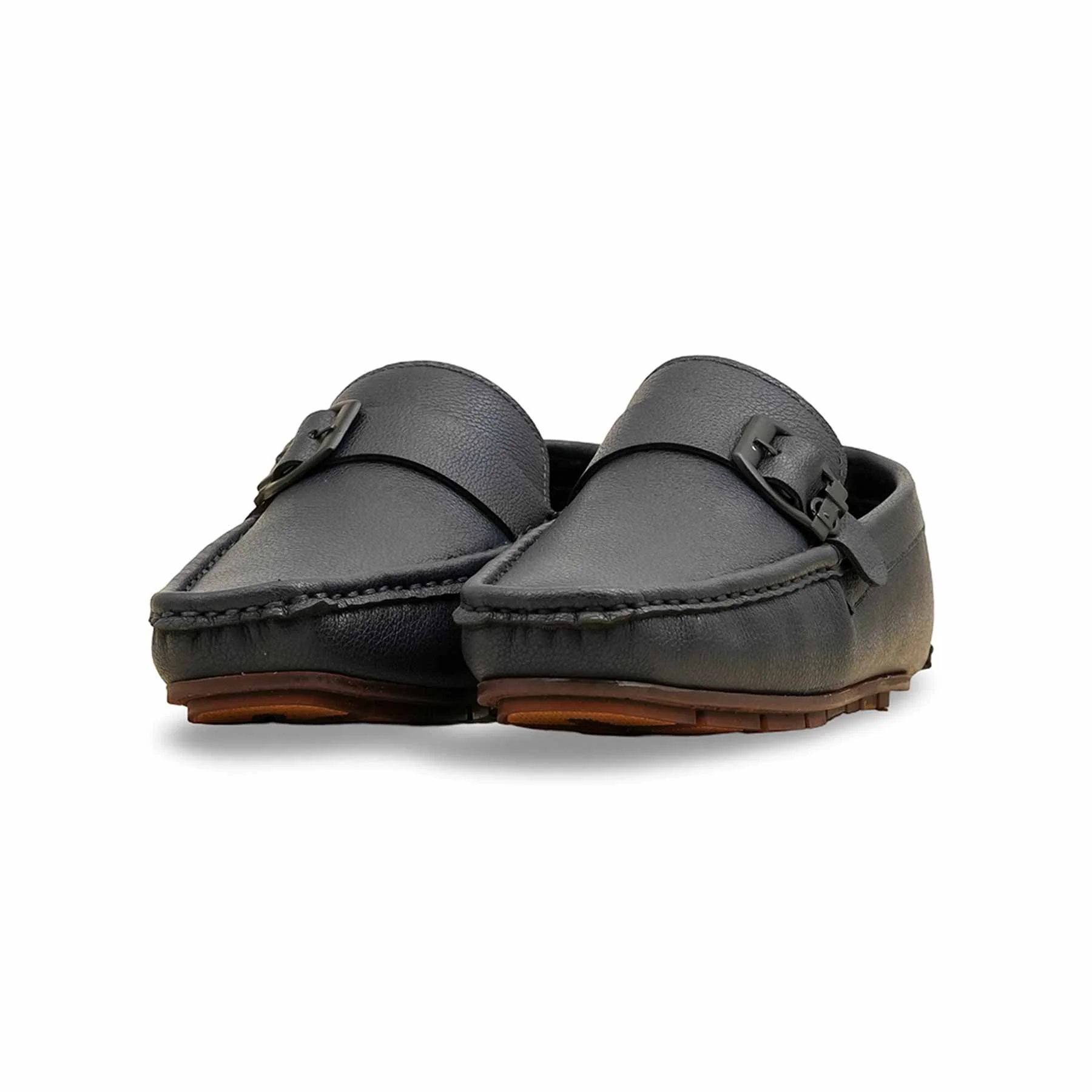 Boys Navy Formal Moccasin KD2520 - Image 3