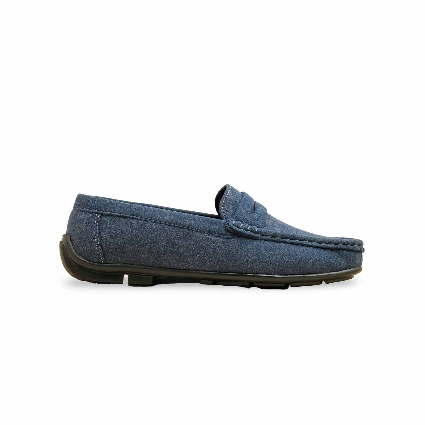 Boys Navy Formal Moccasin KD2525 - Image 2