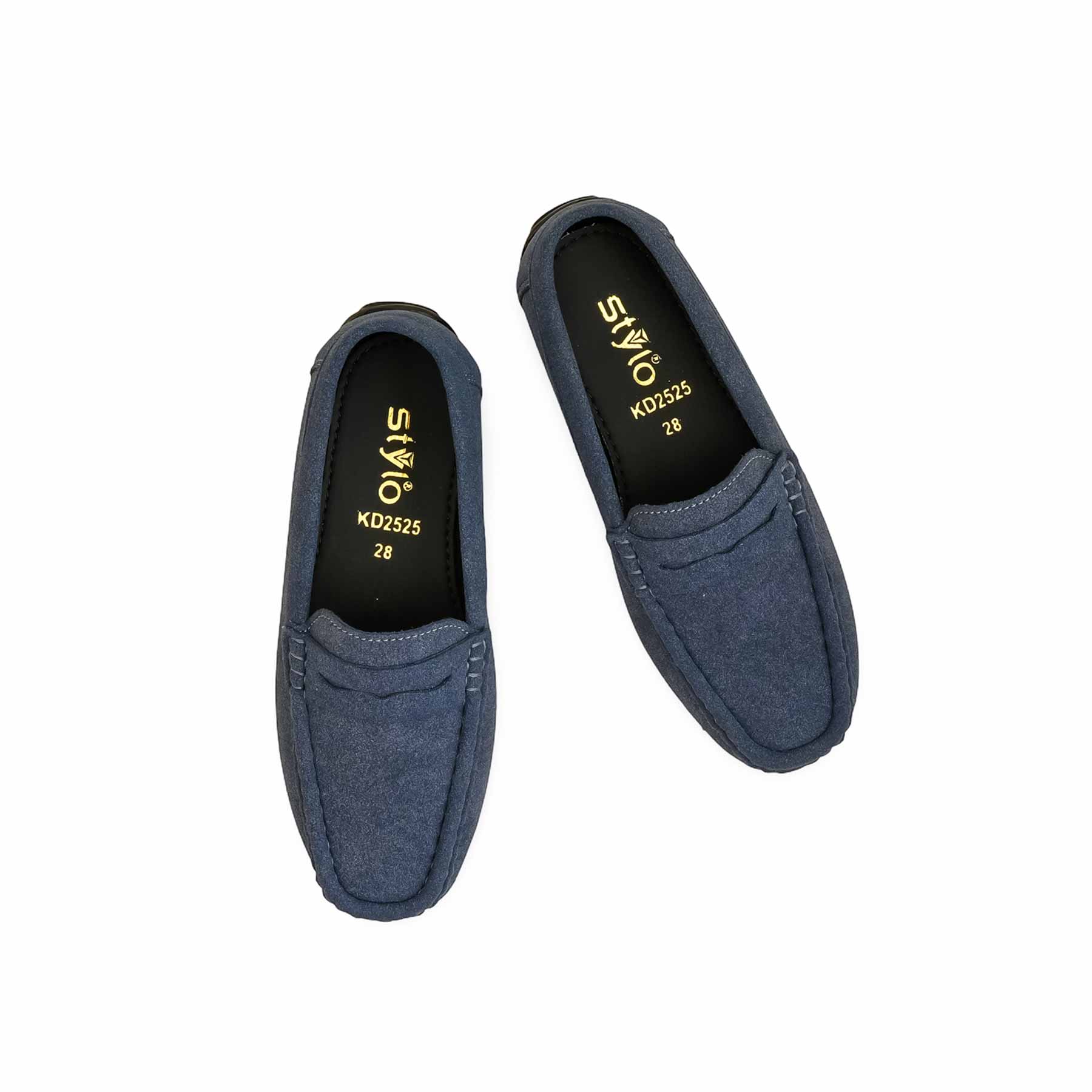 Boys Navy Formal Moccasin KD2525 - Image 5