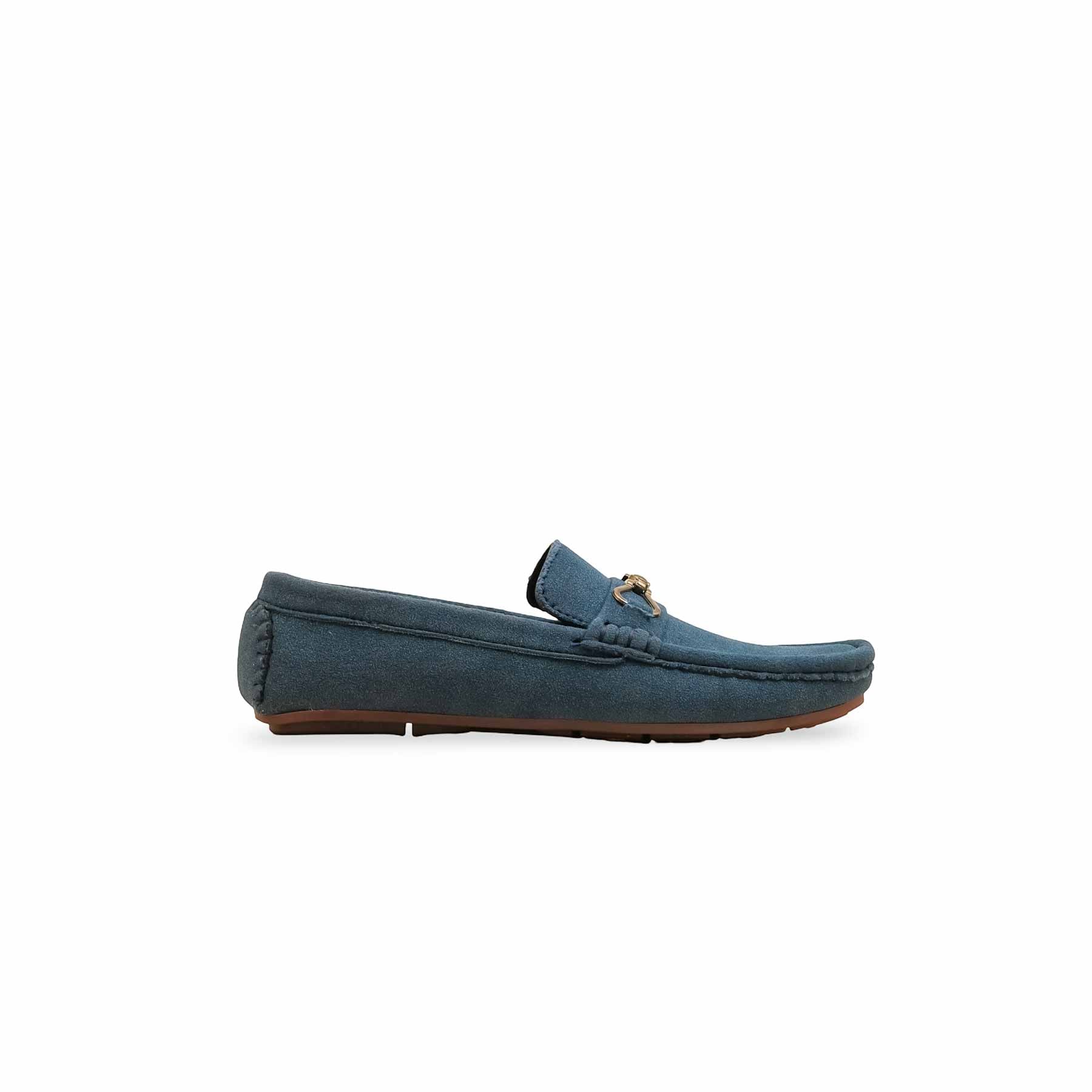 Boys Navy Formal Moccasin KD2528 - Image 2