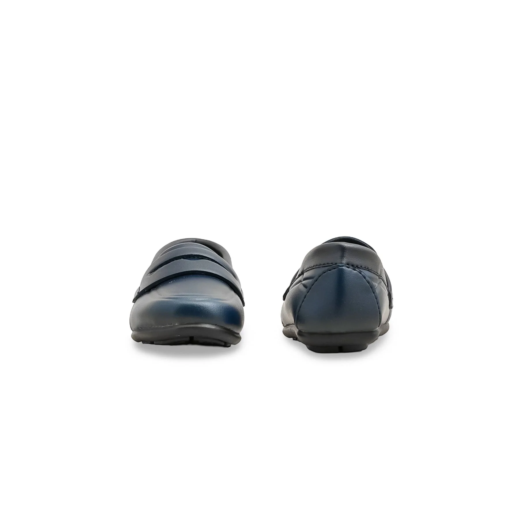 Boys Navy Formal Moccasin KD2555 - Image 4