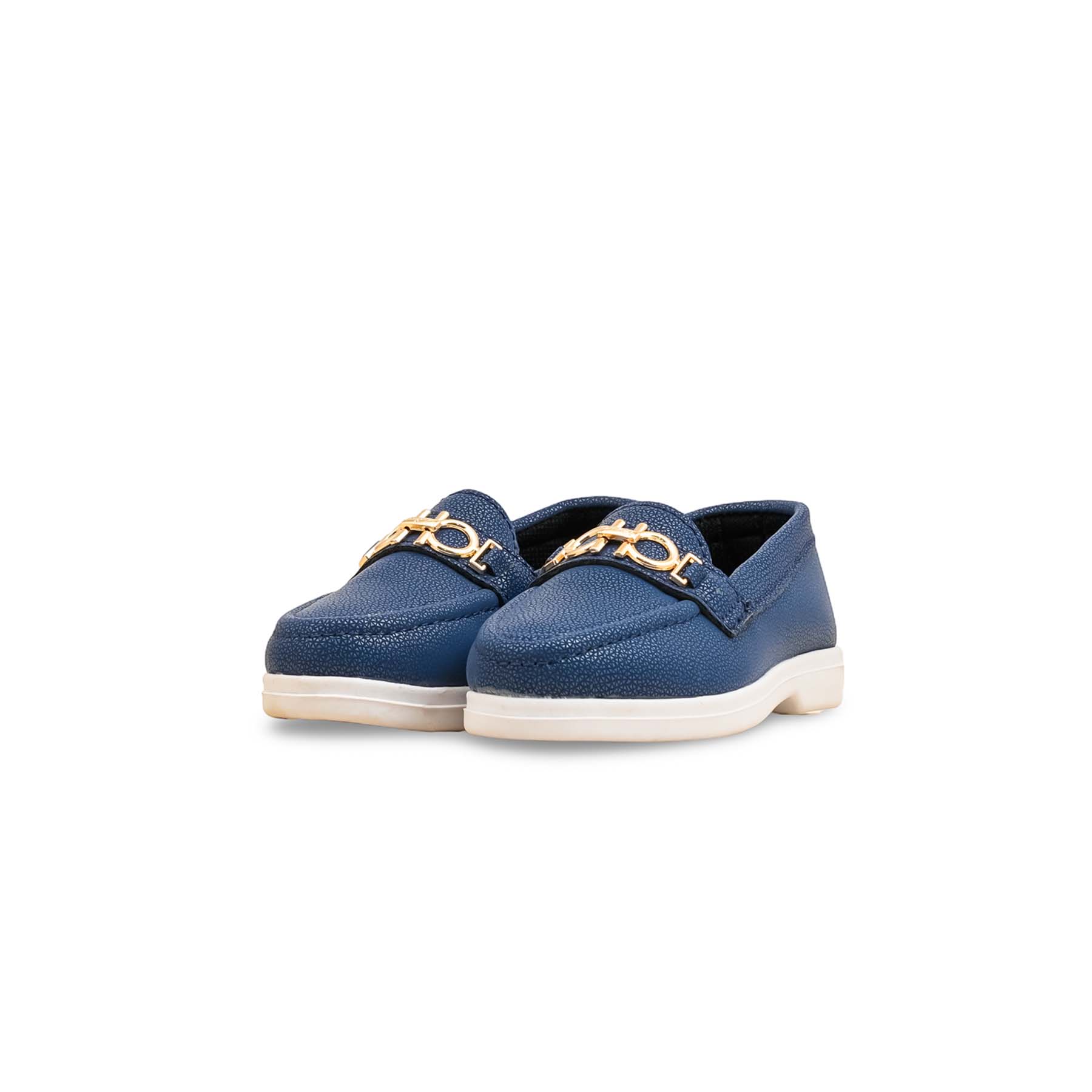 Boys Navy Formal Moccasin KD2578 - Image 3