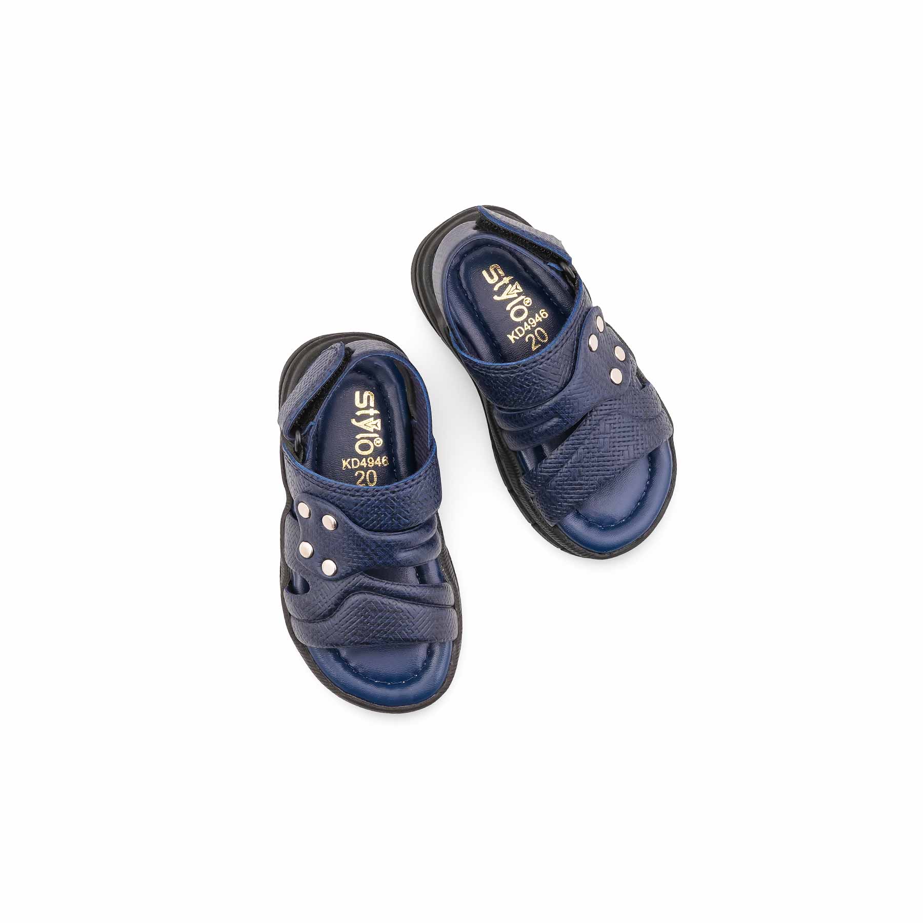 Boys Navy Formal Sandal KD4946 - Image 5