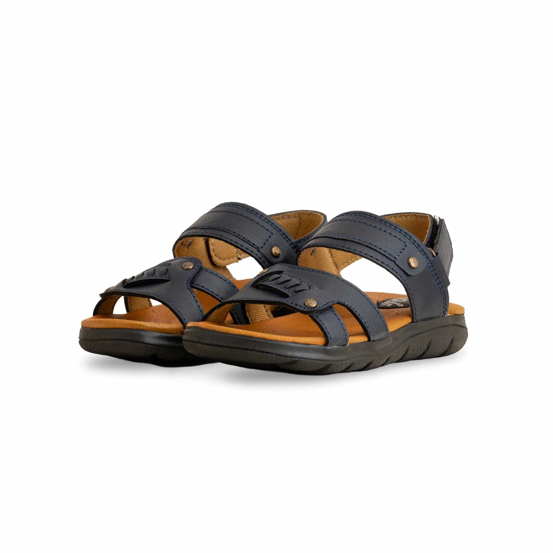 Boys Navy Formal Sandal KD9948 - Image 3