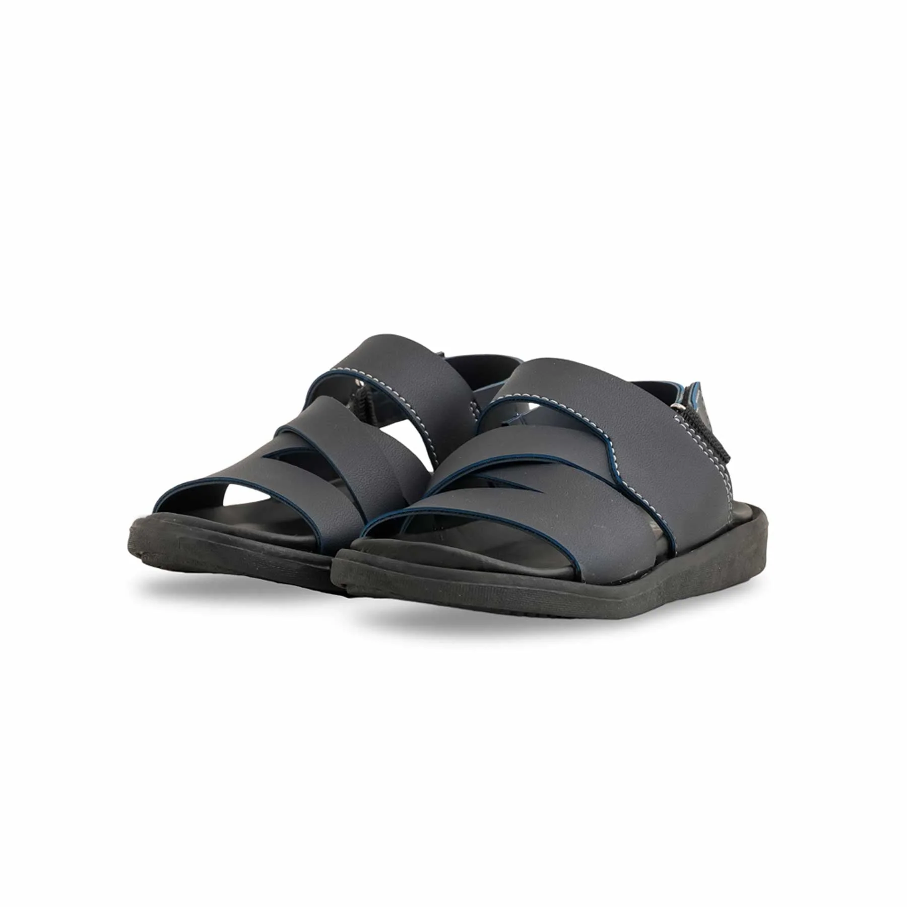 Boys Navy Formal Sandal KD9956 - Image 3