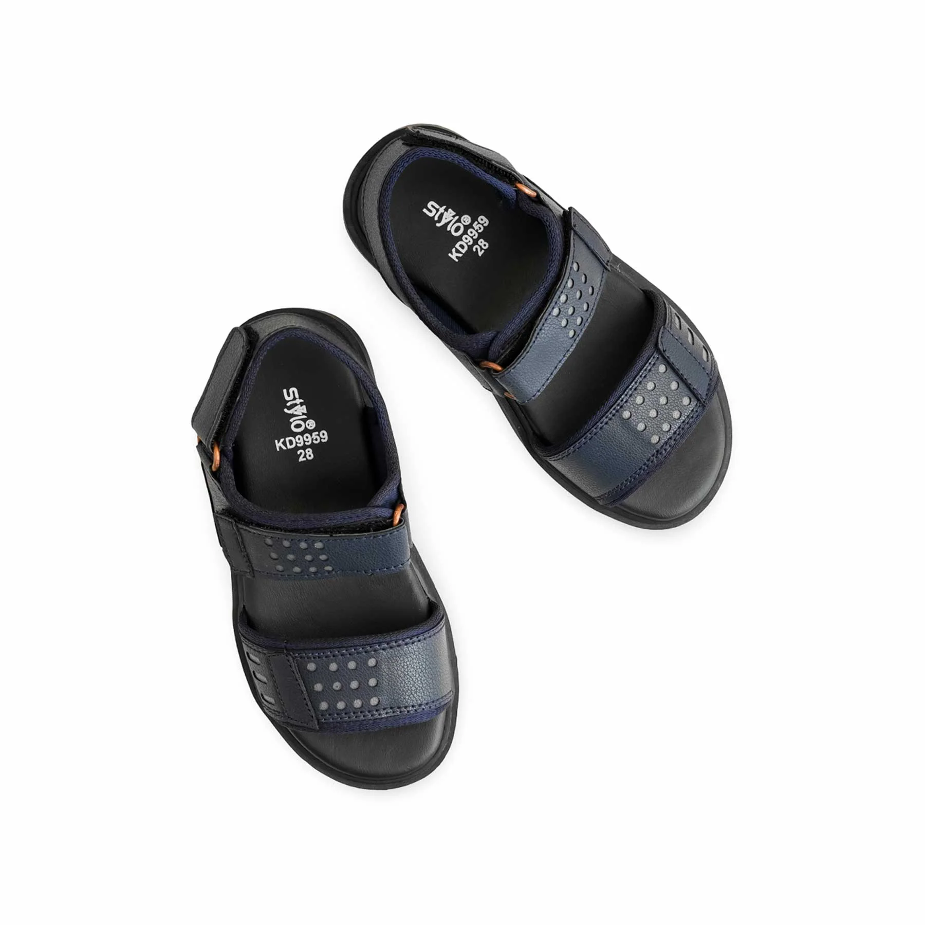 Boys Navy Formal Sandal KD9959 - Image 5