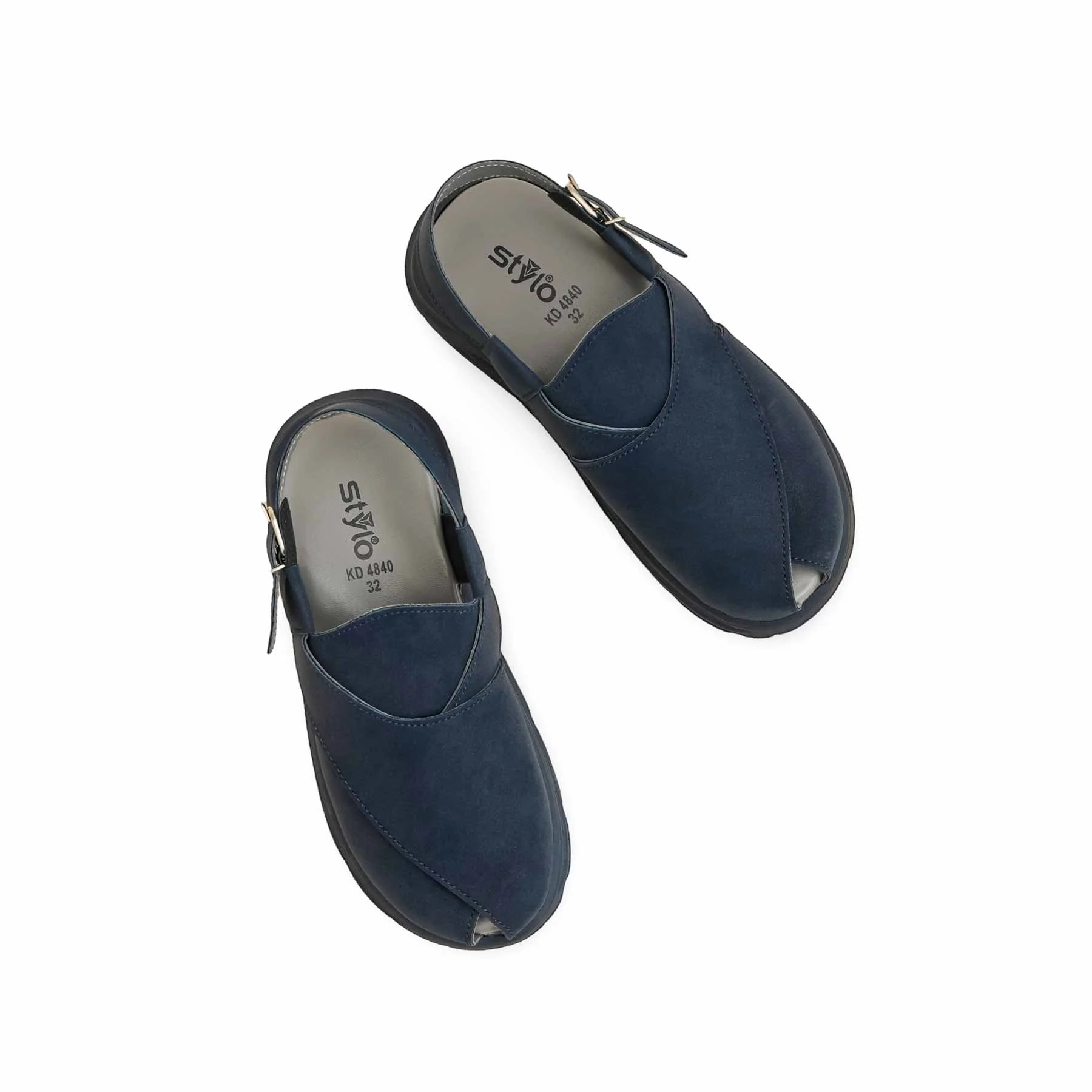 Boys Navy Peshawari Chappal KD4840 - Image 5