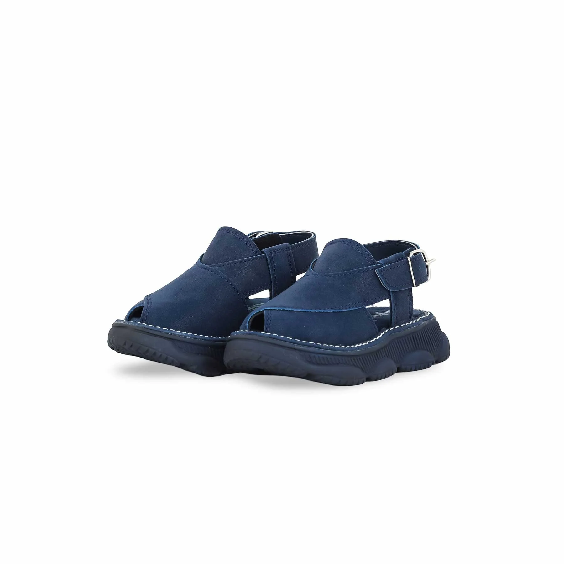 Boys Navy Peshawari Chappal KD4876 - Image 3