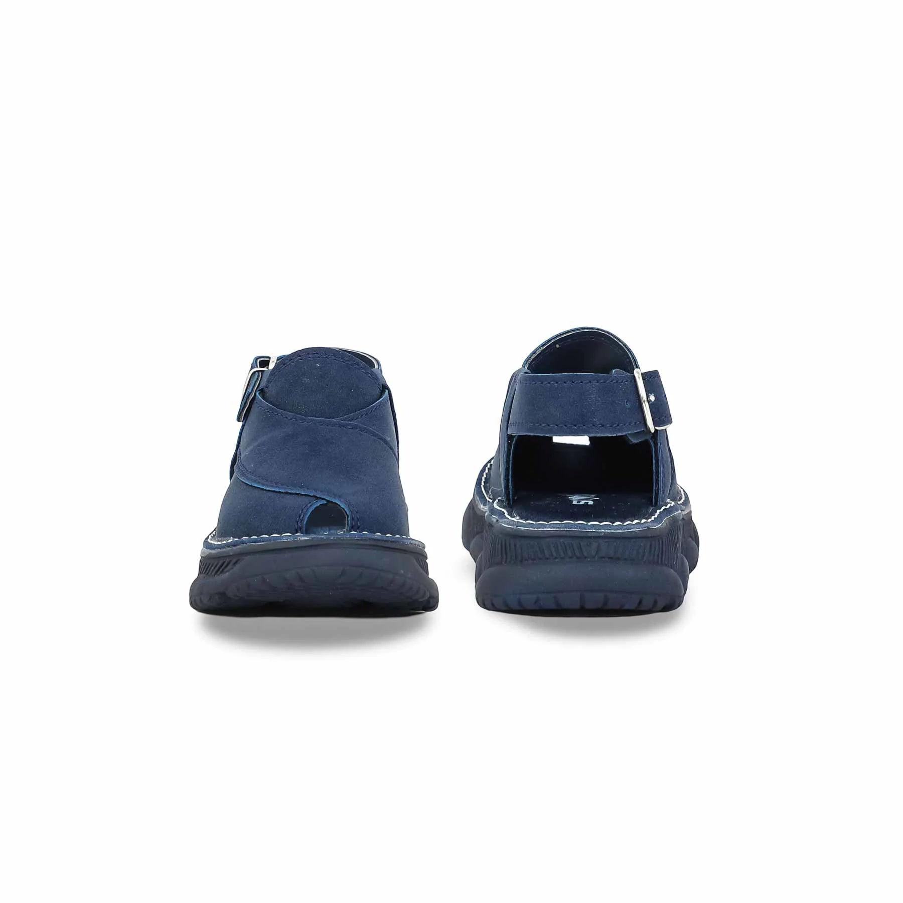 Boys Navy Peshawari Chappal KD4876 - Image 4