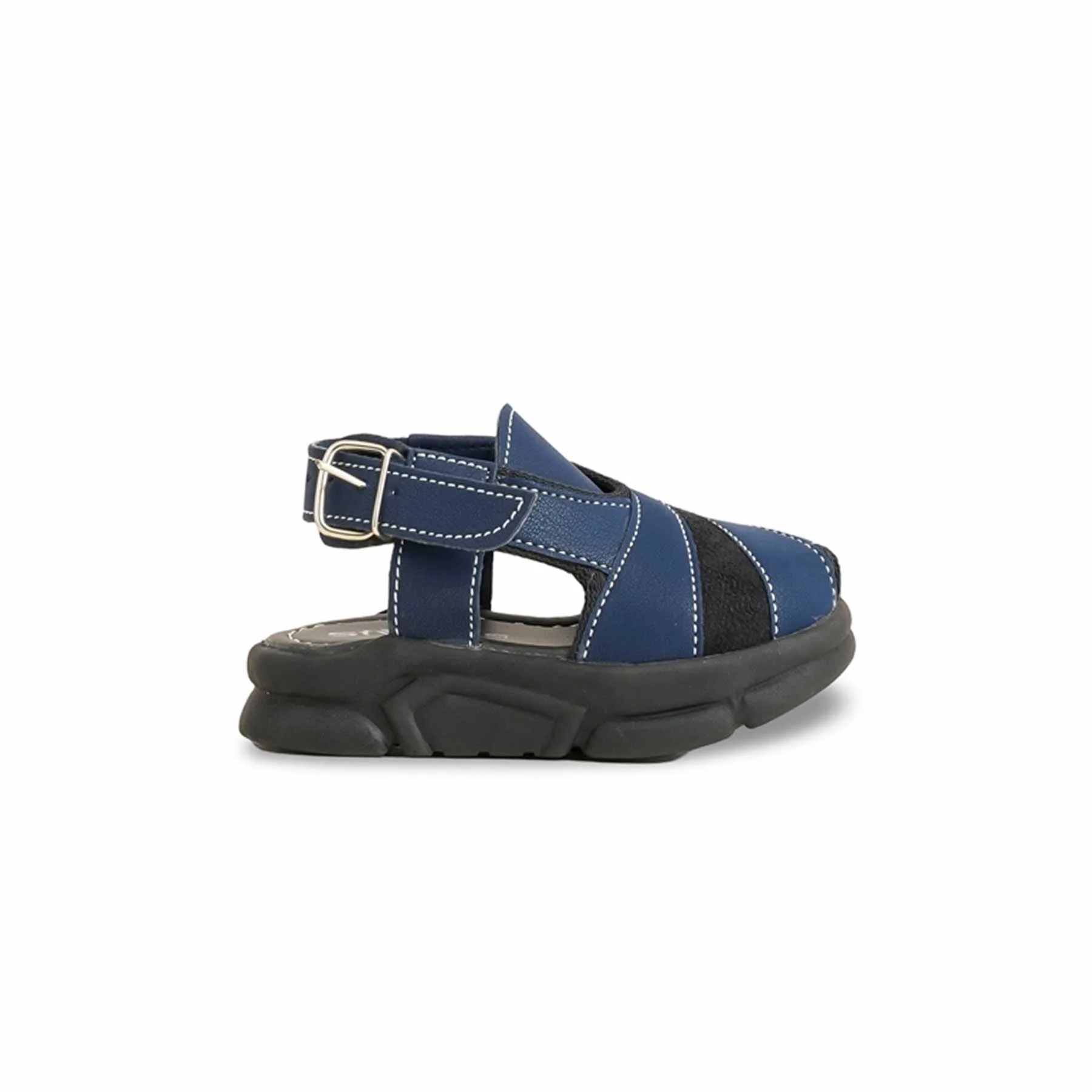 Boys Navy Peshawari Chappal KD4877 - Image 2