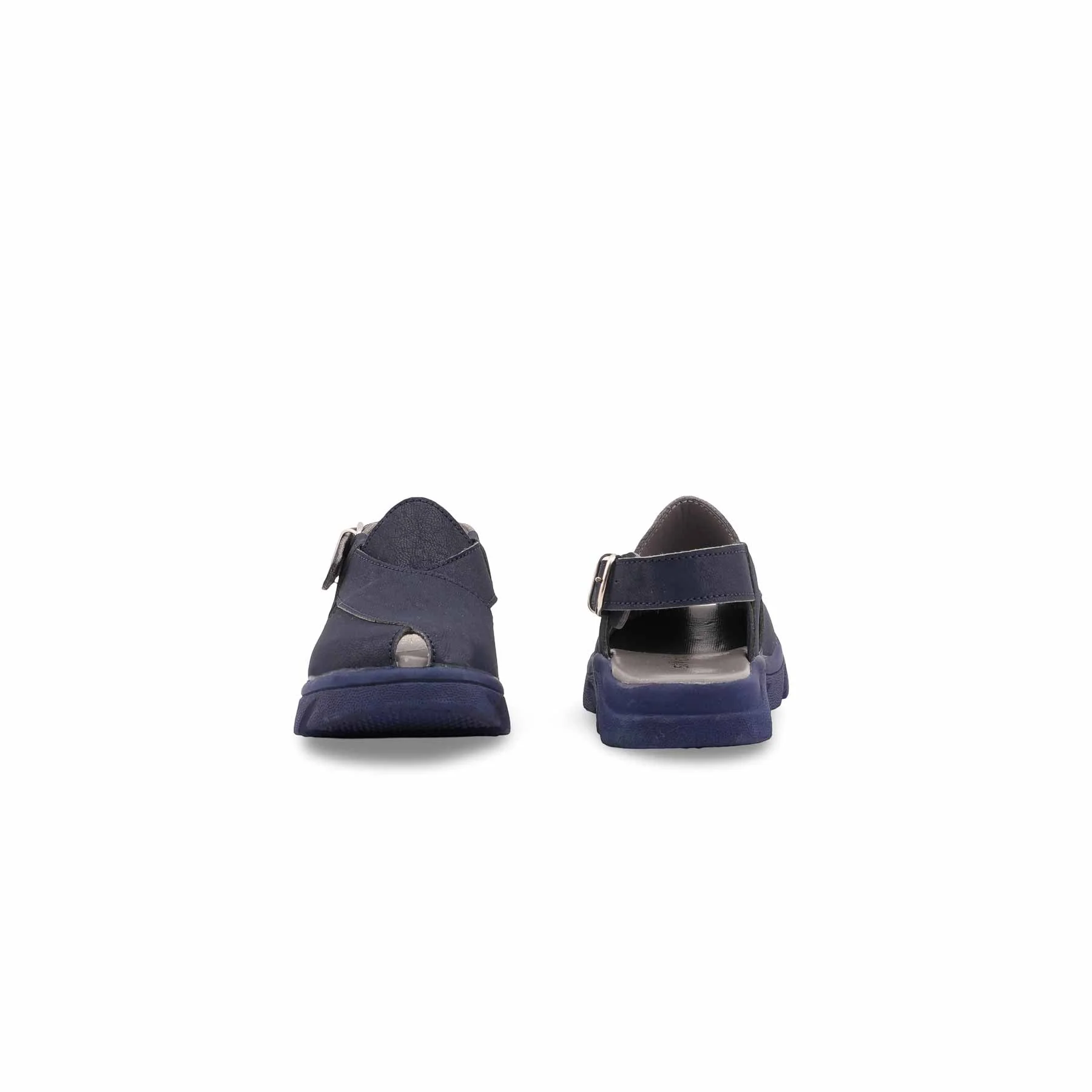 Boys Navy Peshawari Chappal KD4957 - Image 4