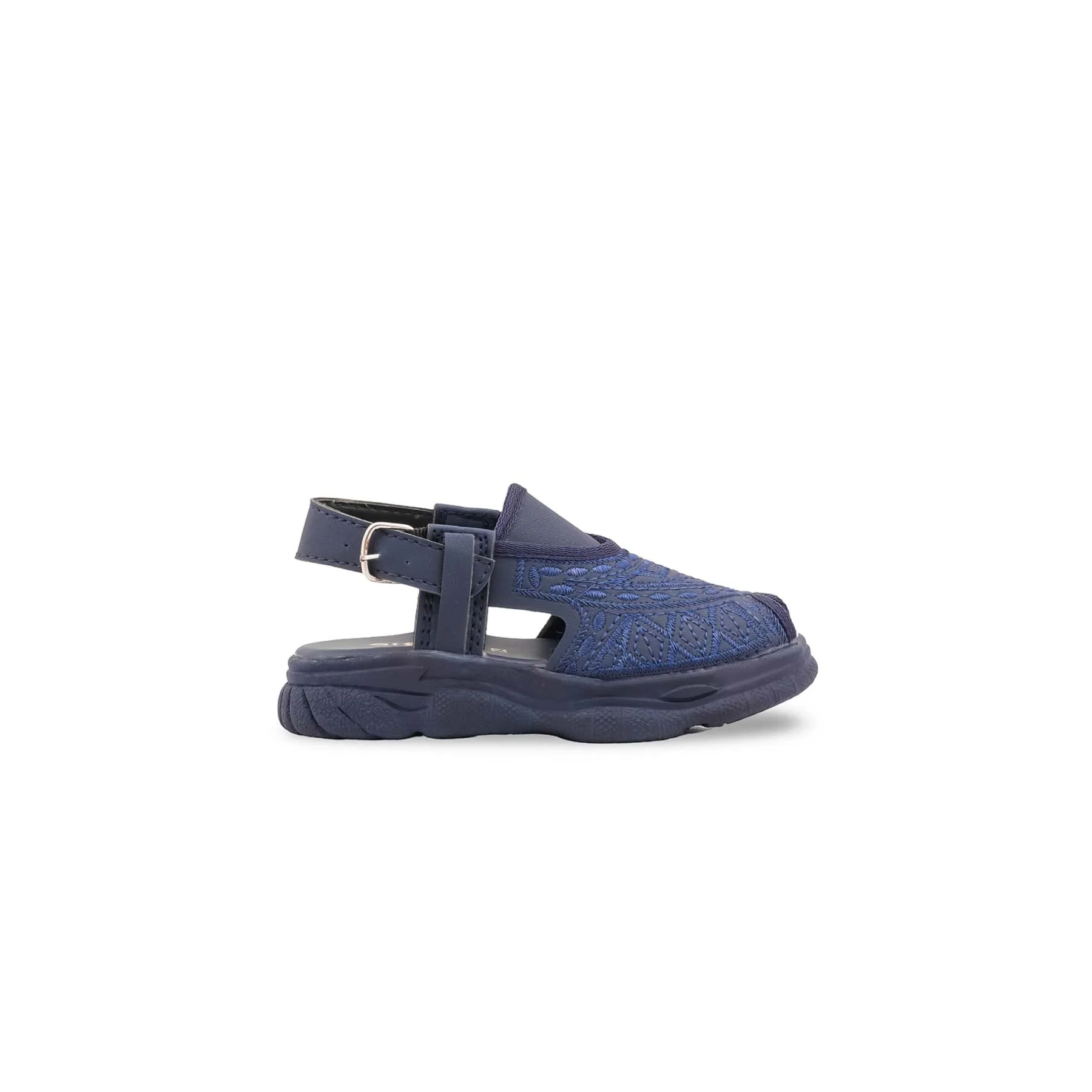 Boys Navy Peshawari Chappal KD4975 - Image 2
