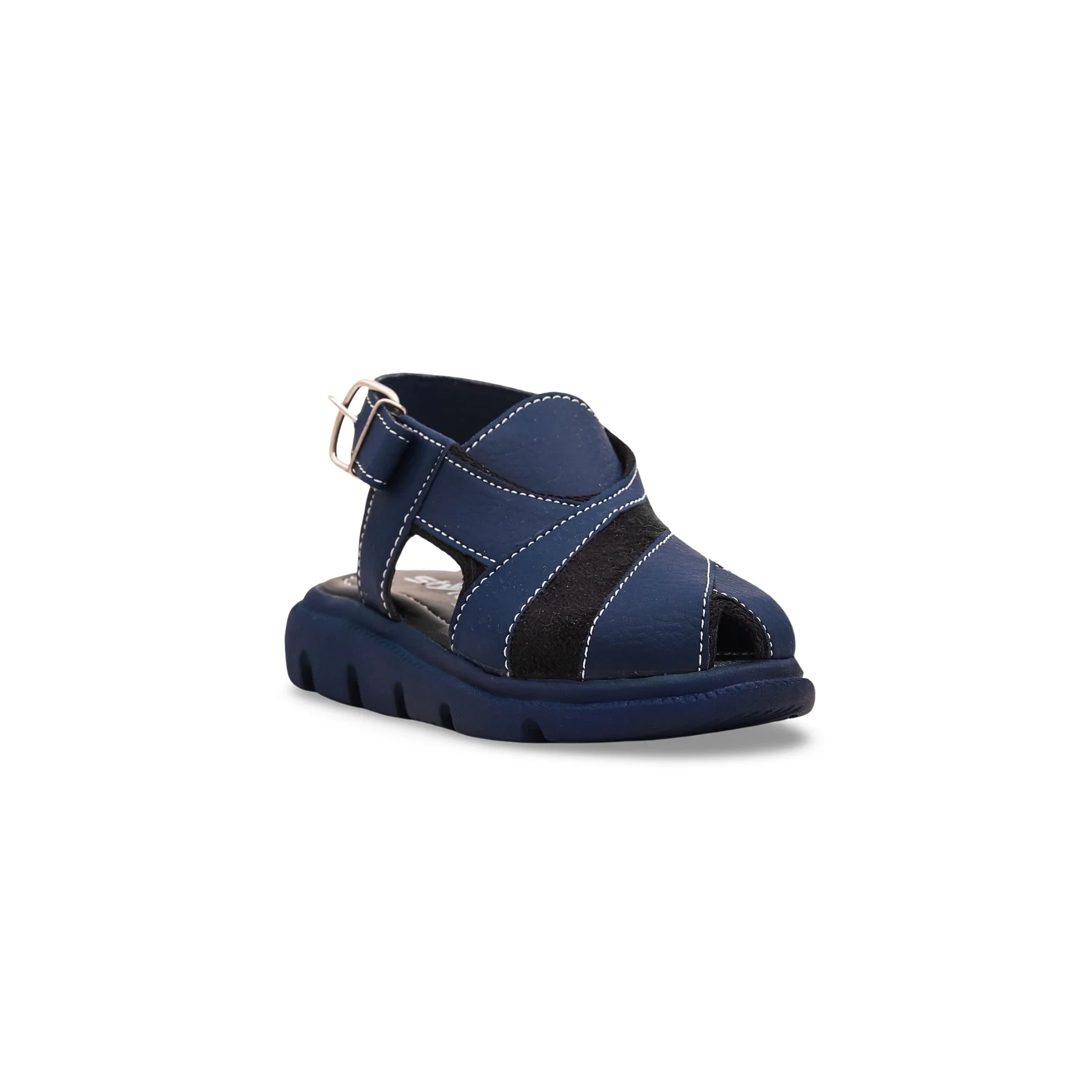 Boys Navy Peshawari Chappal KD9516 - Image 2