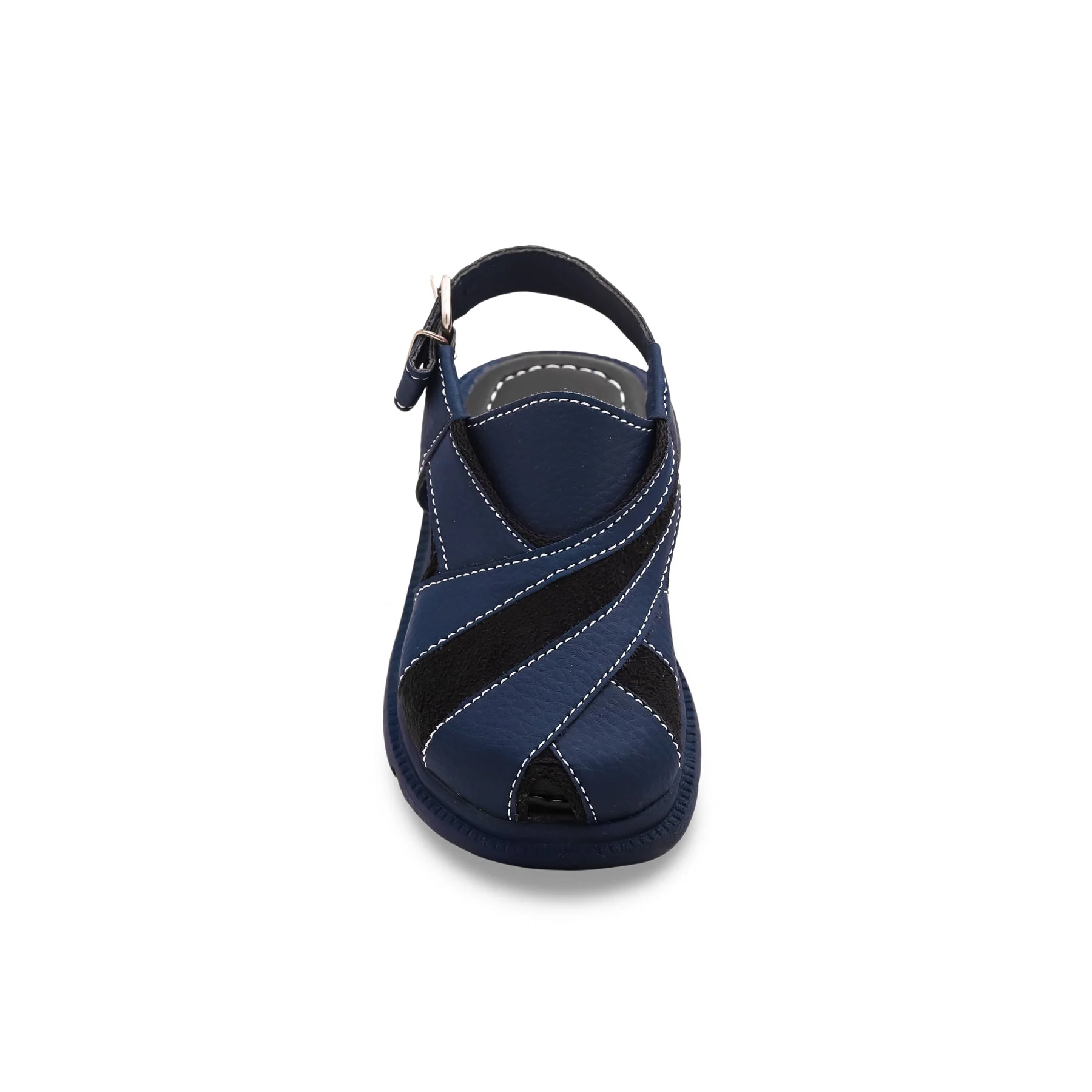 Boys Navy Peshawari Chappal KD9516 - Image 3
